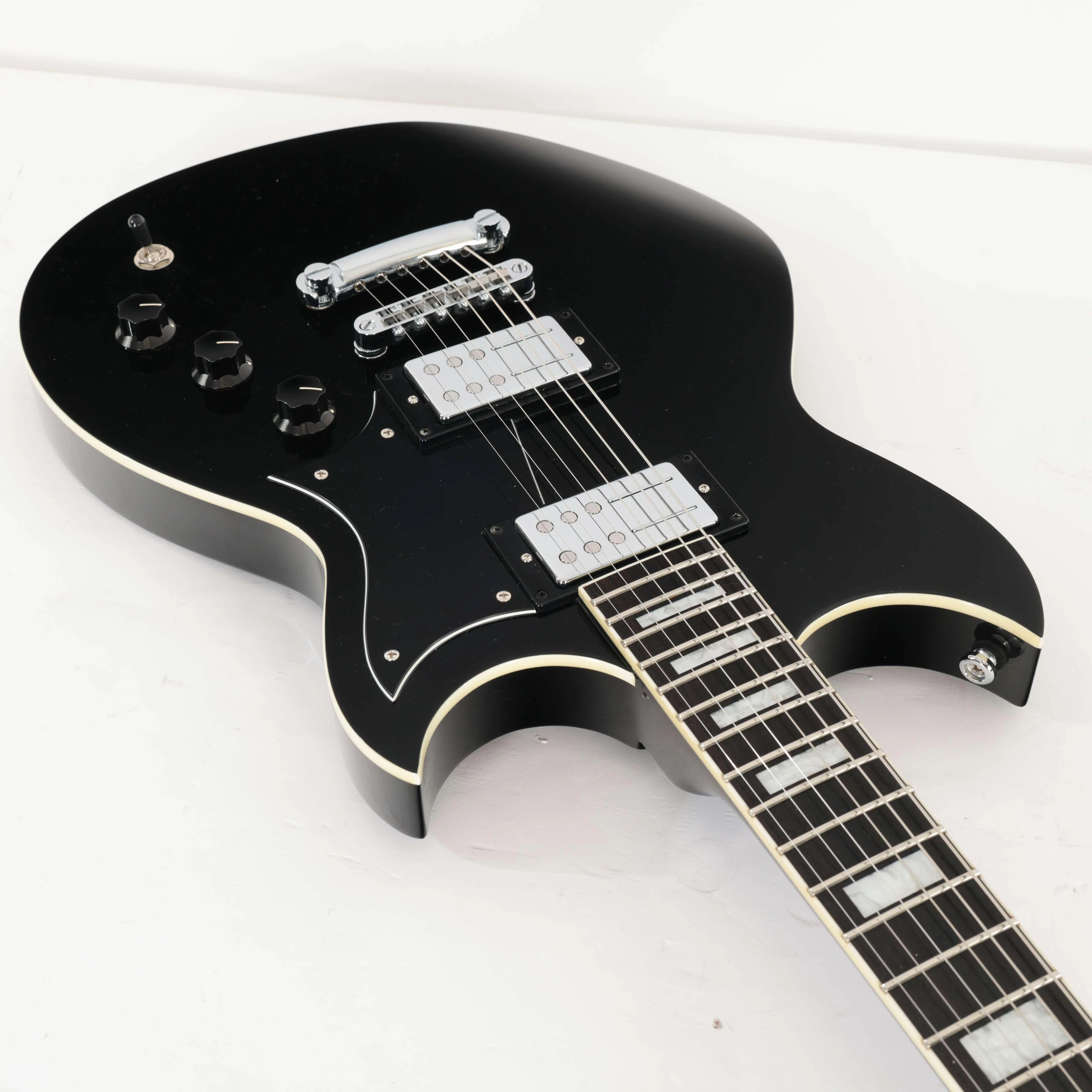 Second Hand Reverend Sensei RA Electric Guitar In Black #317 - SH-91-0317 (10).jpg