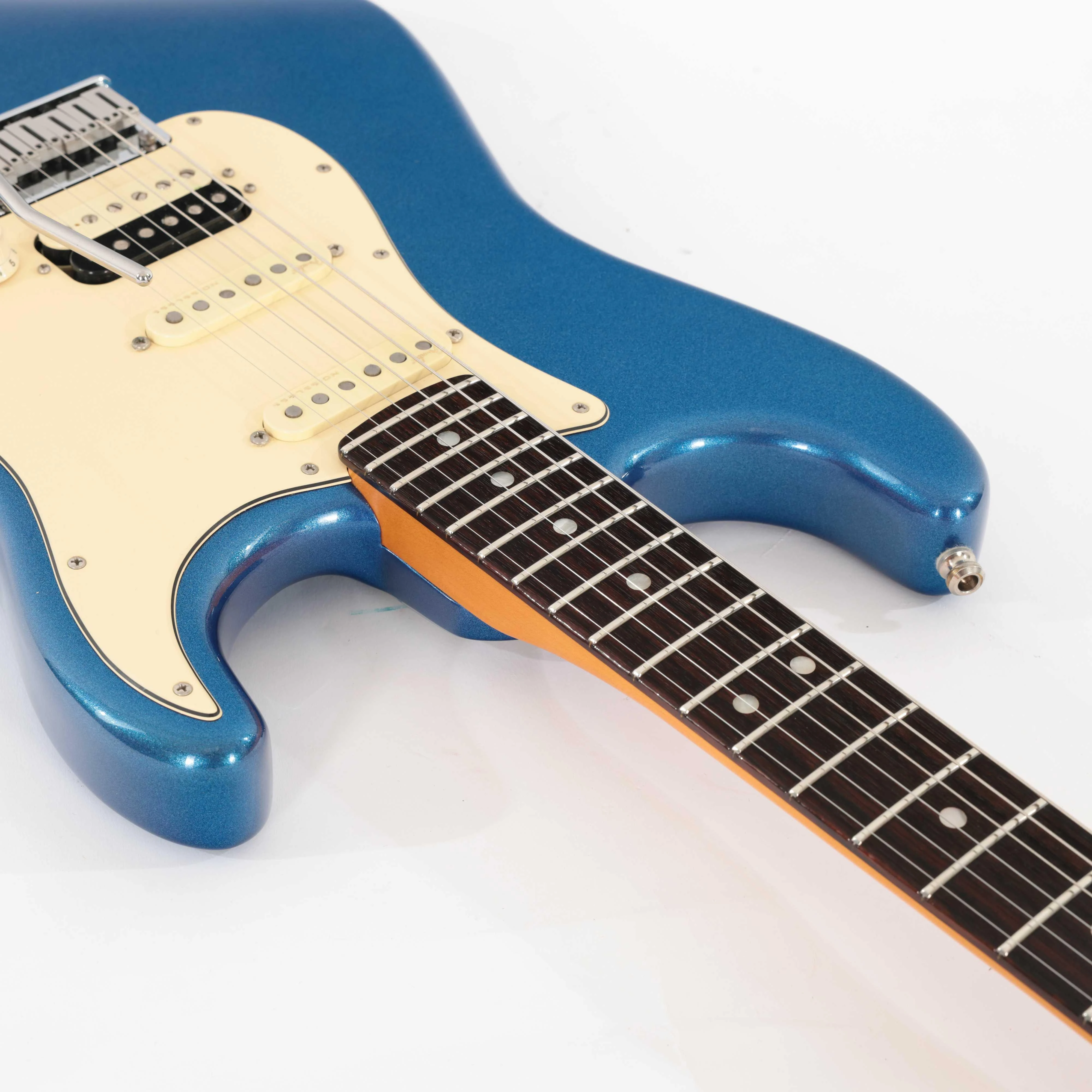 Second Hand Fender American Ultra Stratocaster HSS Electric Guitar In Cobra Blue #983 - SH-197-0983 (11).jpg