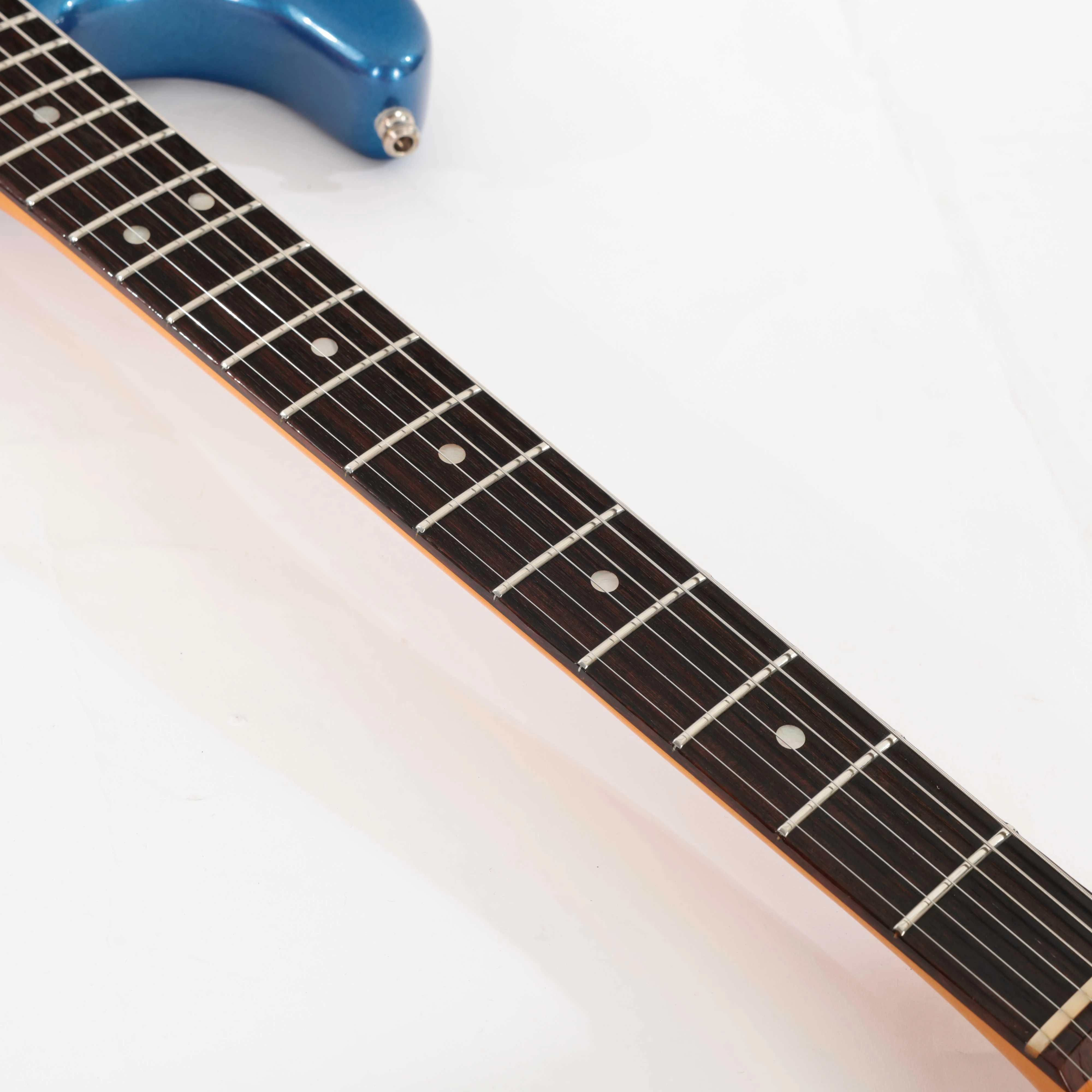 Second Hand Fender American Ultra Stratocaster HSS Electric Guitar In Cobra Blue #983 - SH-197-0983 (12).jpg