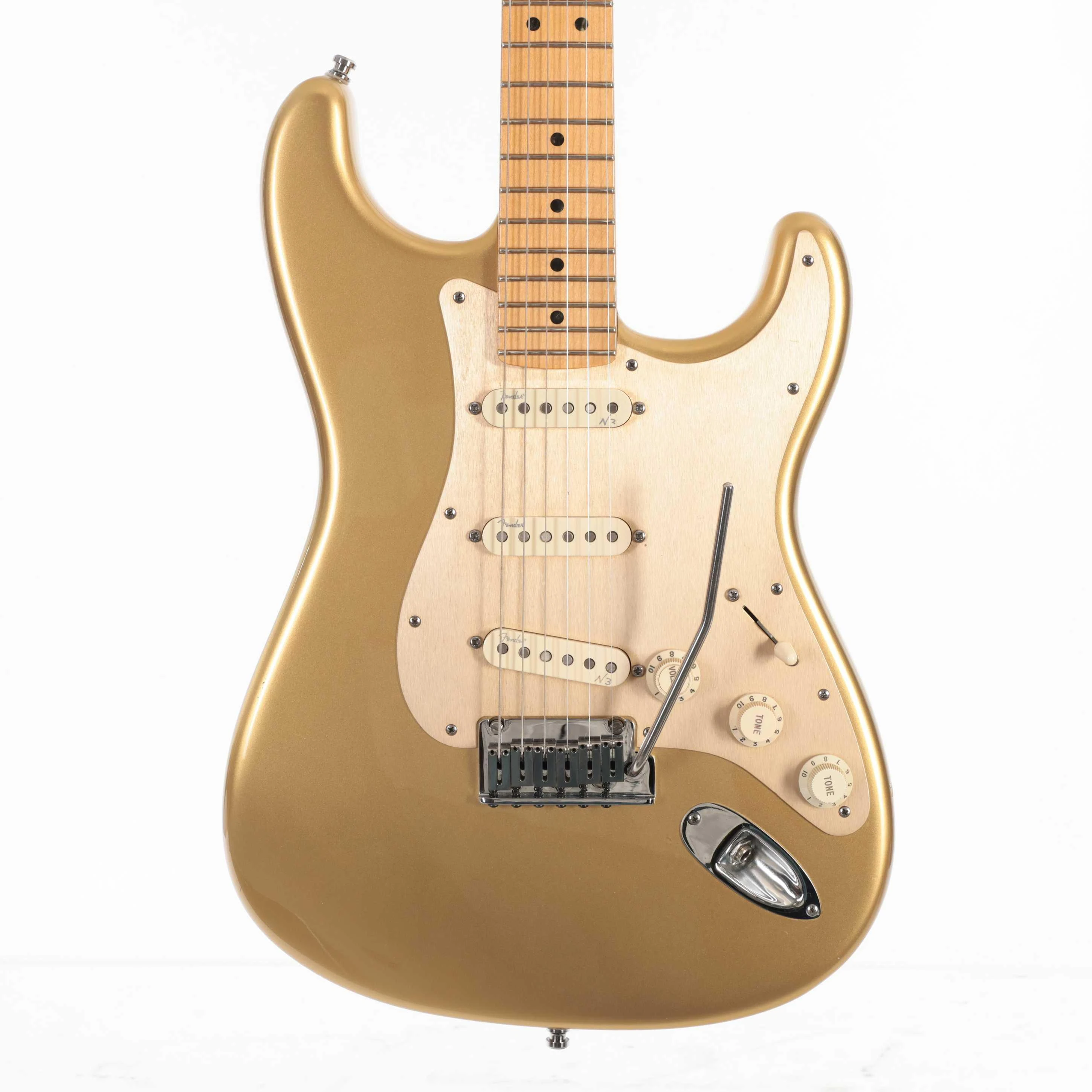 Second Hand Fender FSR American Deluxe Stratocaster Electric Guitar In Aztec Gold #839 - SH-197-0839 (2).jpg