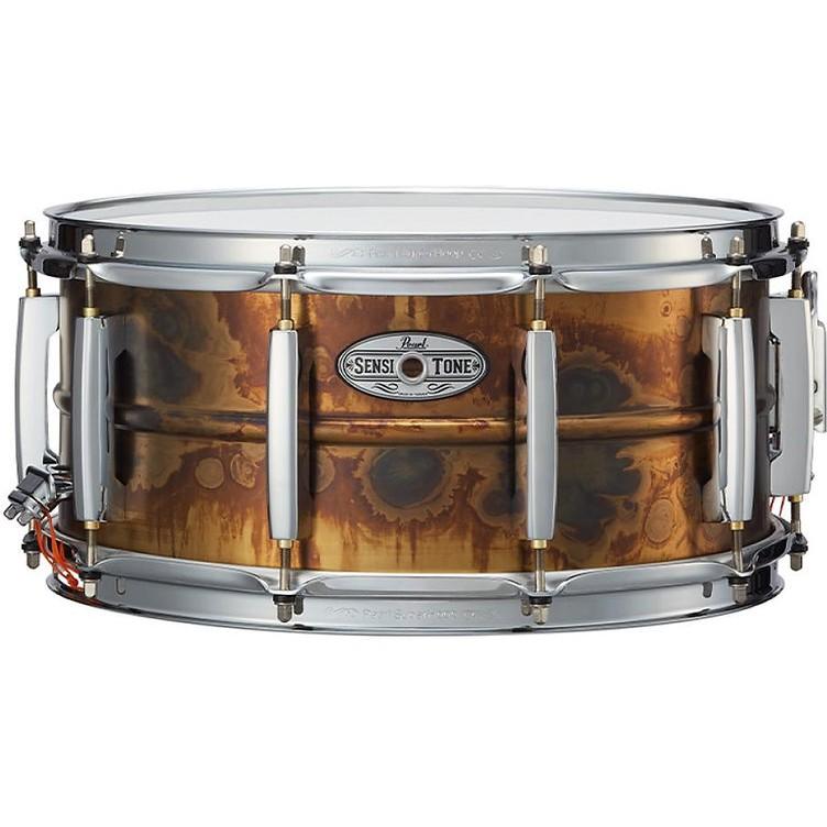 Pearl 14x6.5 Sensitone 1.5mm Brass Snare Drum - STA1465FBN (1).jpg
