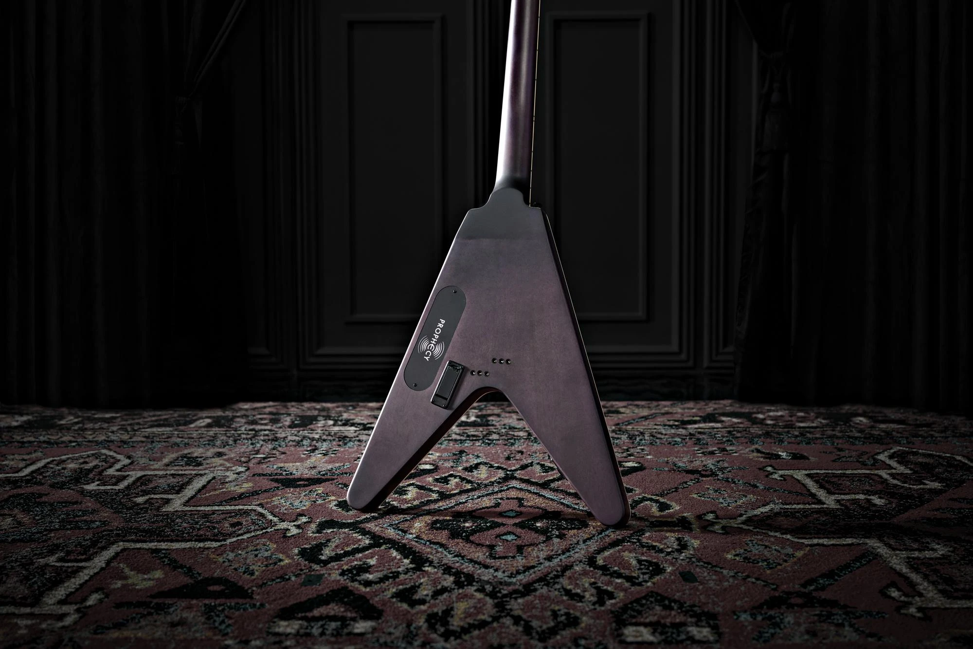 Epiphone Prophecy Flying V Electric Guitar in Orchid Bloom - EYFFOBSBH_MRK_10497.jpg