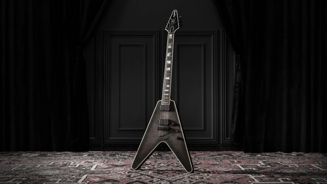 Epiphone Prophecy Flying V Electric Guitar in Obsidian Storm - EYFFOSSBH_MRK_10515.jpg