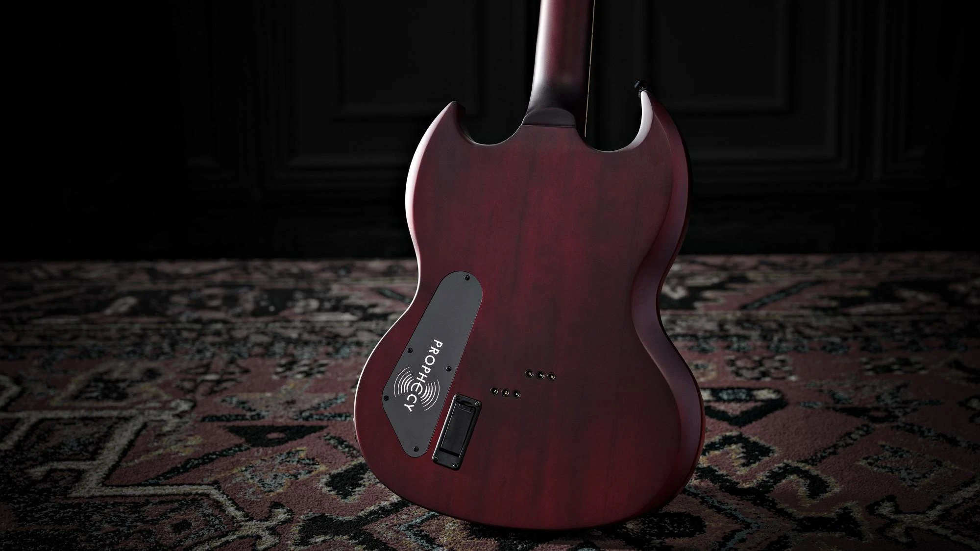 Epiphone Prophecy SG Electric Guitar in Crimson Fog - EYSFCFSBH_MRK_10291.jpg