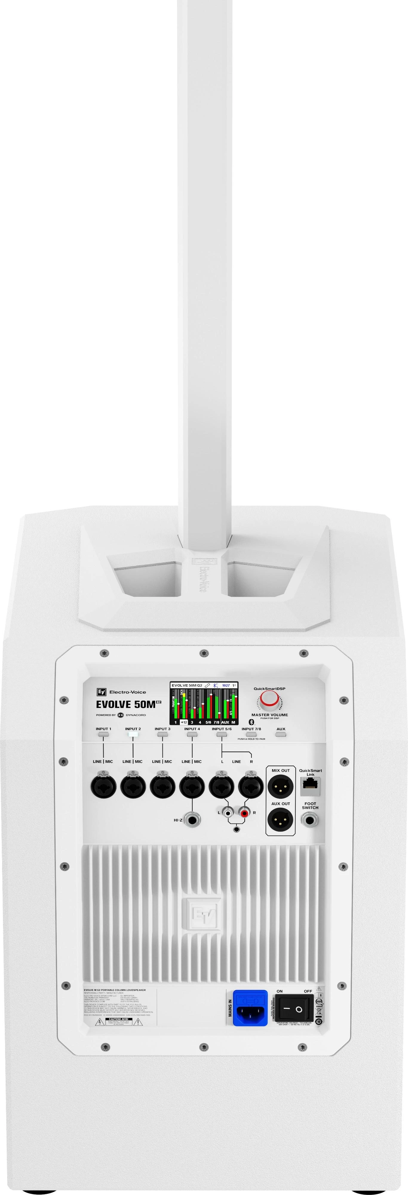Electro Voice EVOLVE 50M G2 W - White Column PA System With Integrated Mixer - EVOLVE50M-CB-G2-EU (7).jpg