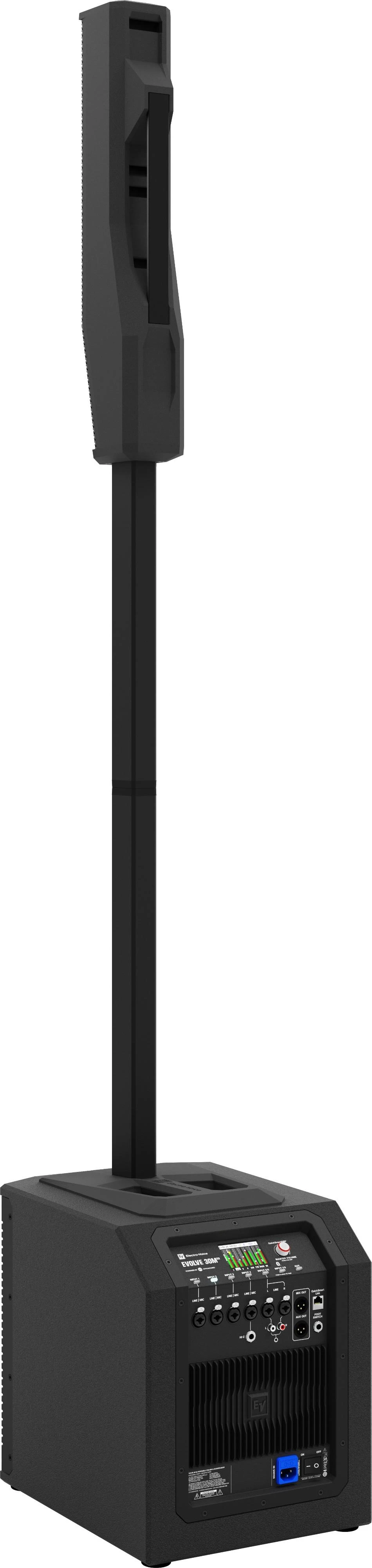 Electro Voice EVOLVE 30M G2 - Black Column PA System With Integrated Mixer - EVOLVE30M-G2-EU (4).jpg