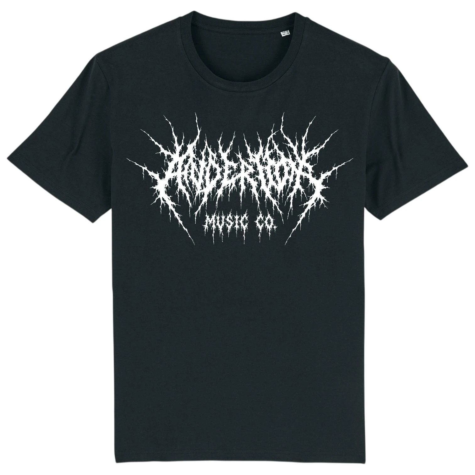 Andertons Metal Logo T-Shirt - Medium - M01-BLK-METAL.jpg