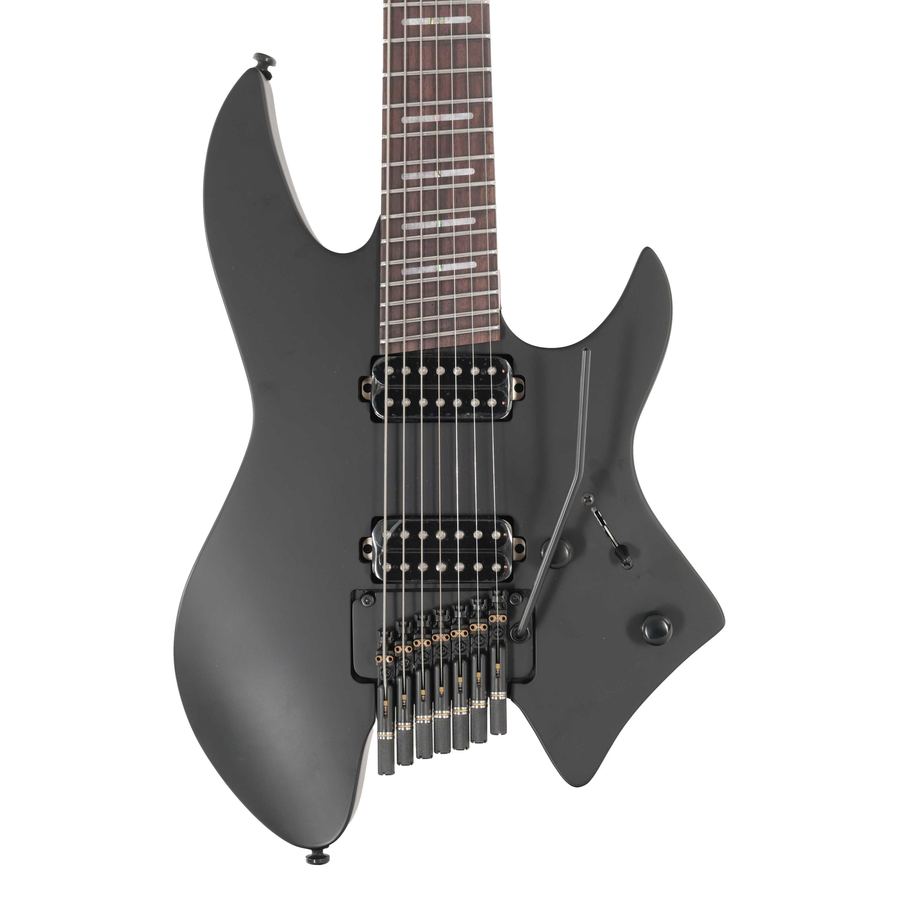 Sire Larry Carlton X6 Headless 7-String Electric Guitar in Black Satin