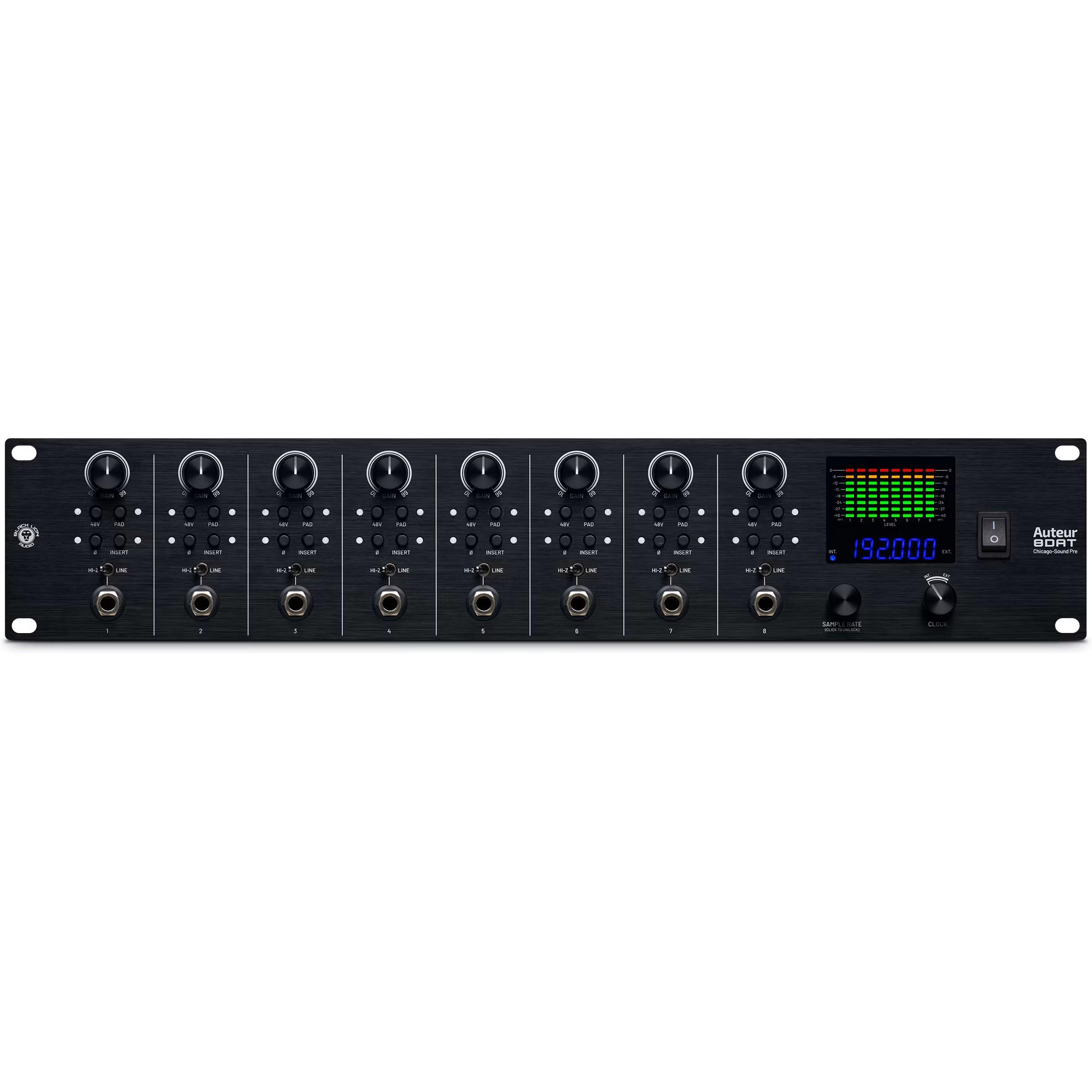 Black Lion Audio 8-channel Auteur Preamp - Andertons Music Co.