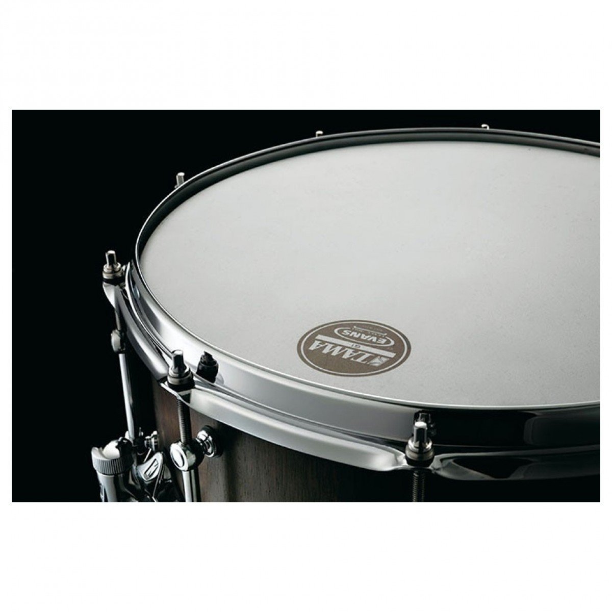 Tama SLP 14x6.5 Walnut Snare Drum in Matte Black - LGW1465MBW 1.jpg