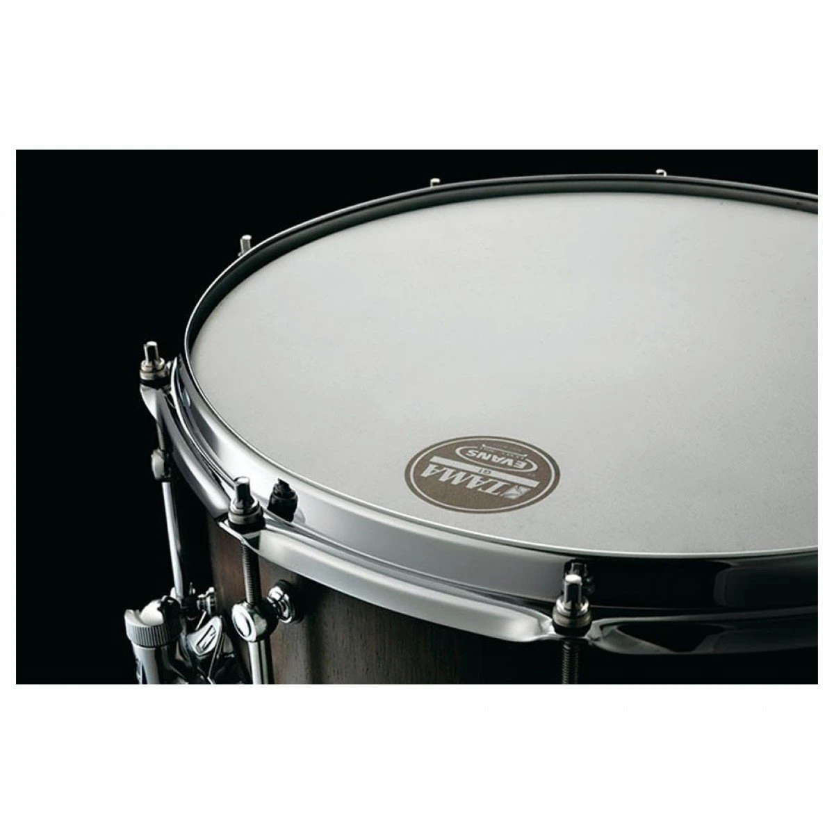 Tama SLP 14x6.5 Walnut Snare Drum in Matte Black - LGW1465MBW 1.jpg