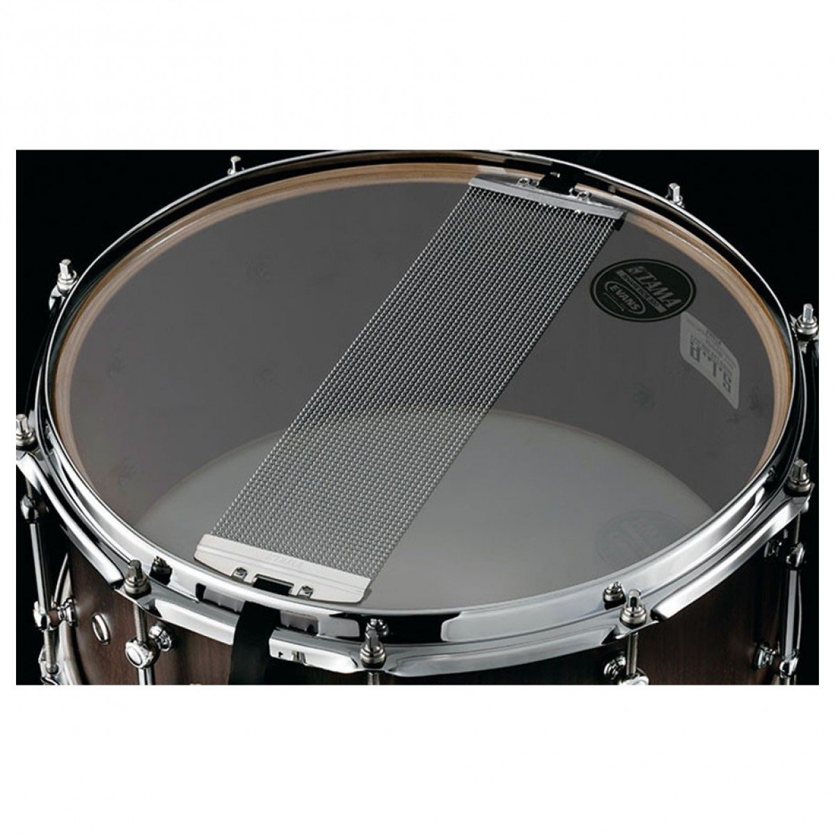 Tama SLP 14x6.5 Walnut Snare Drum in Matte Black - LGW1465MBW 4.jpg