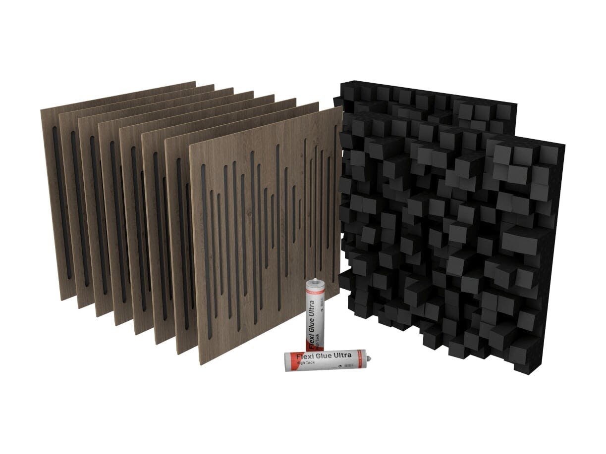 Vicoustic VicStudio Box Treatment Kit in Brown - 404612-VicStudio_Box-Brown_Oak.jpg