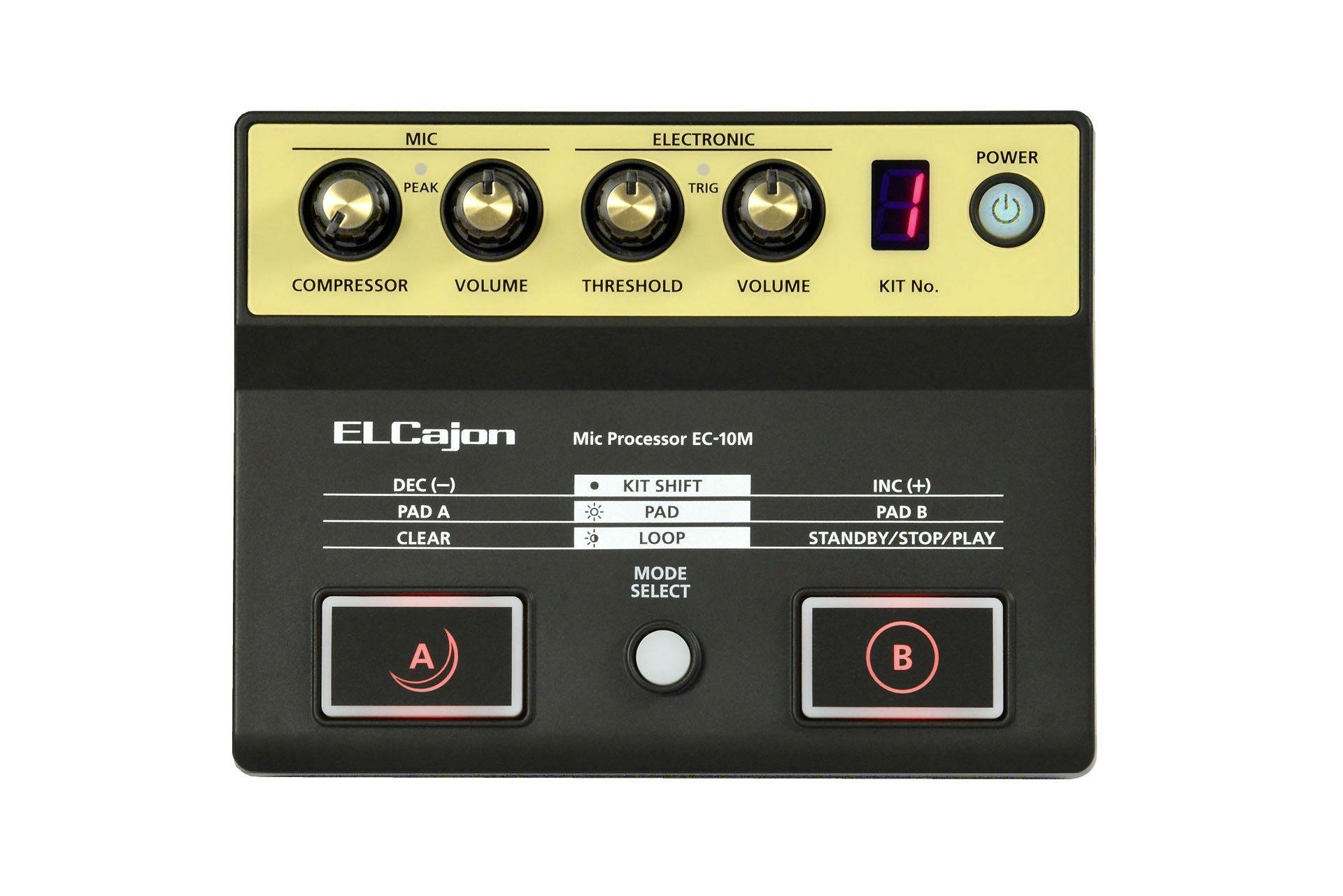 Roland EC10M Cajon Electronic Drum Module - 120892-EC-10M-TopJPEG.jpg