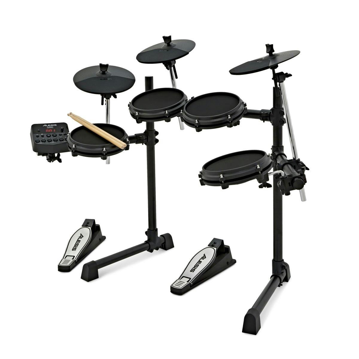 【値下げしました】ALESIS Turbo Mesh Kit Alesis Turbo Mesh Electronic Drum Kit - Andertons Music Co.