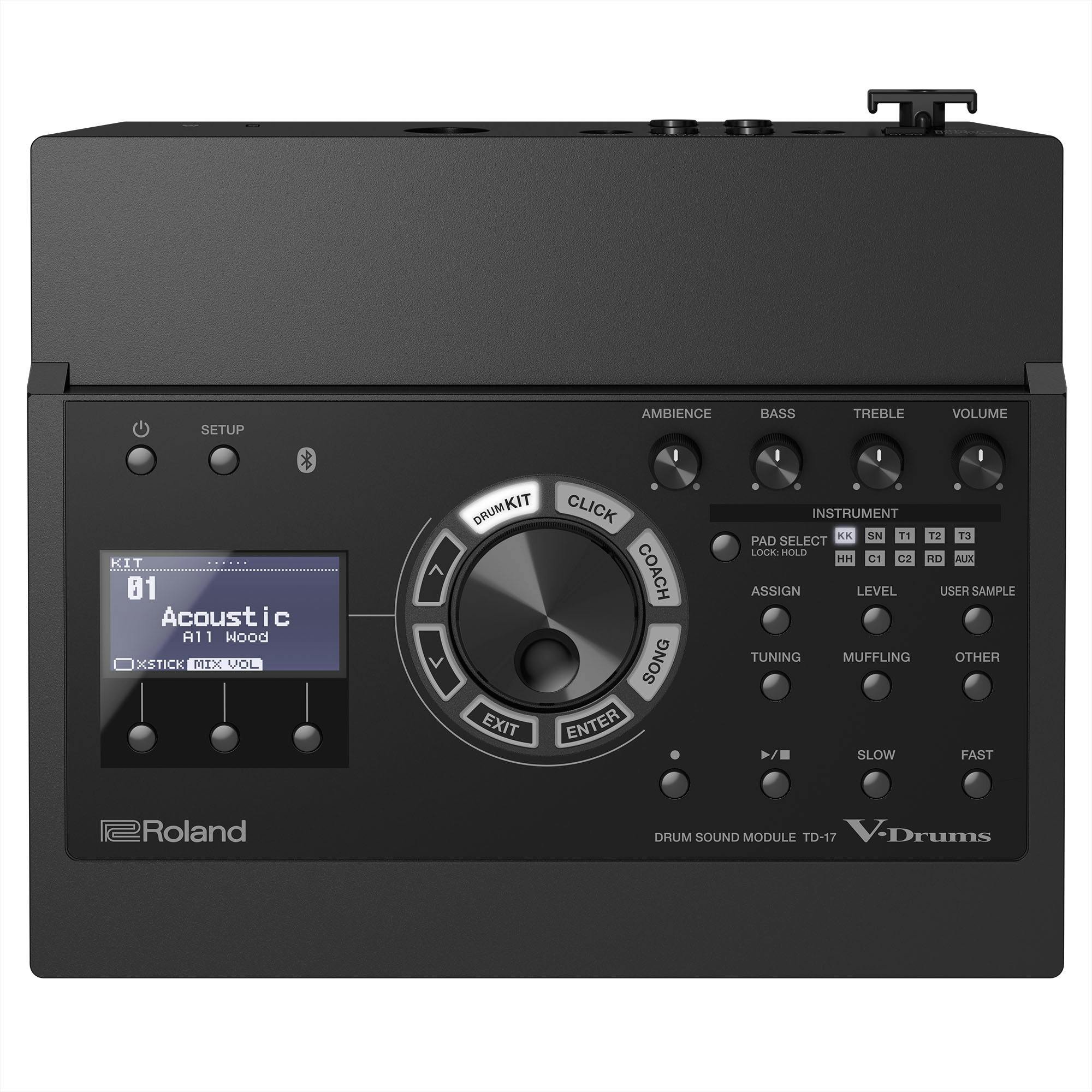Roland TD-17 Electronic Drum Kit Module - 274361-02_TD-17_Top.jpg