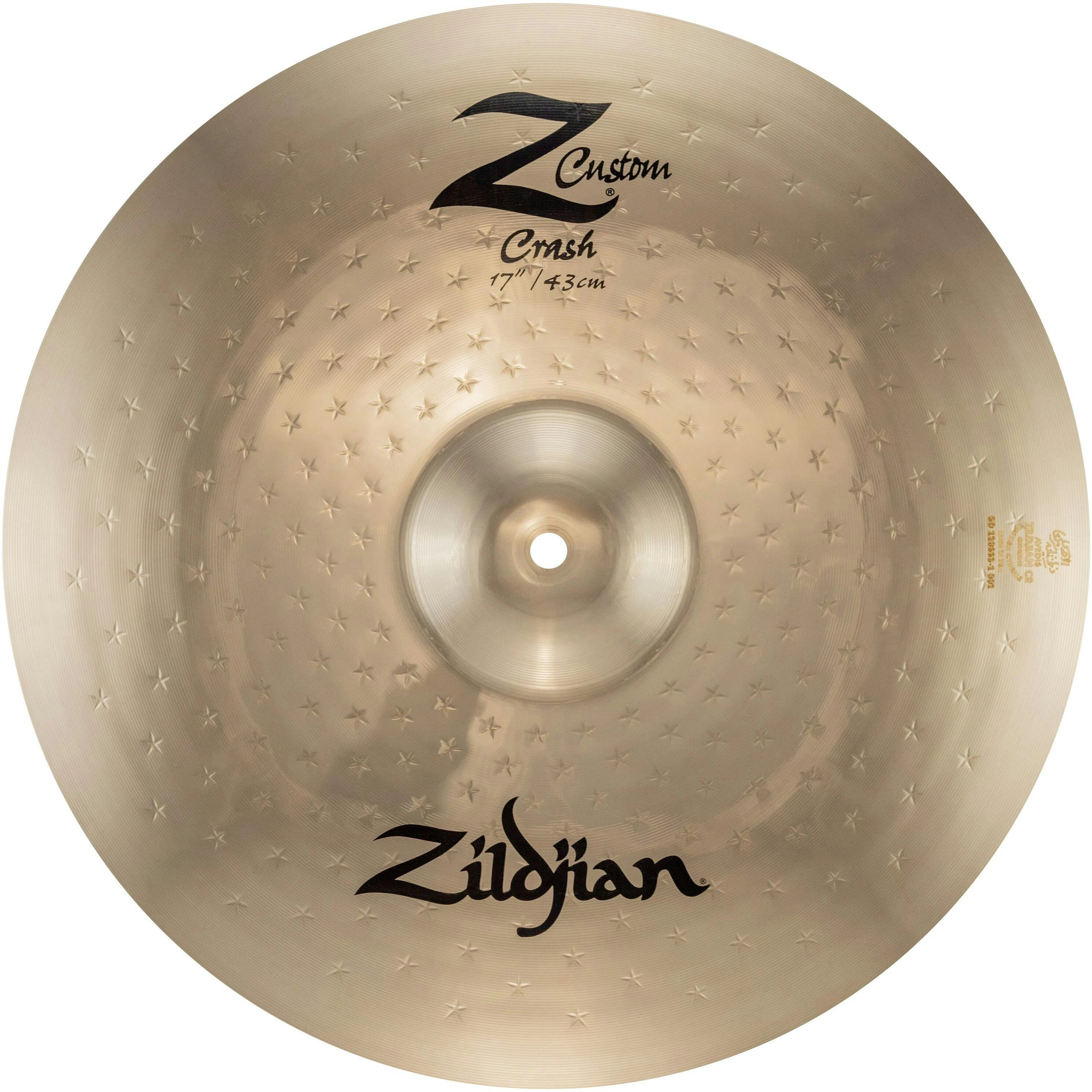 Zildjian 17" Z Custom Crash Cymbal - Z40114-JPG-Z-Custom_17-Crash_Top.jpg