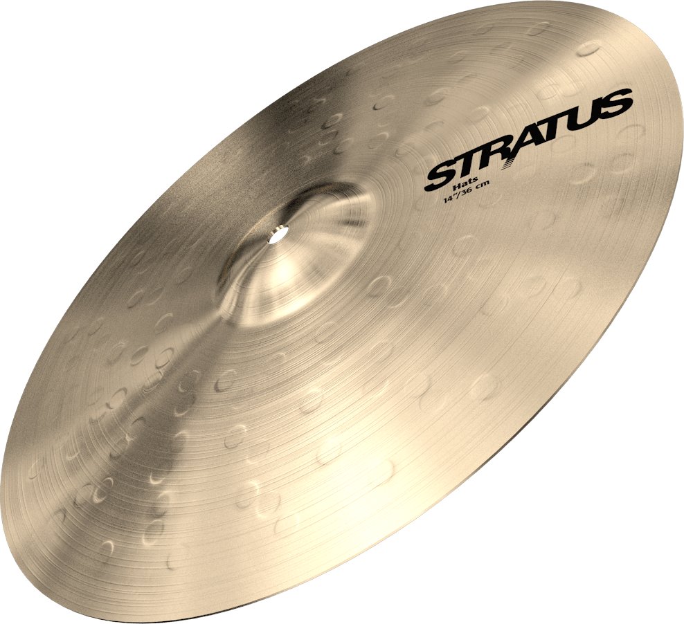 Sabian 14-inch Stratus Hi Hats - S1402-Sabian_Stratus_14_Hit-hats_Tilt.jpg