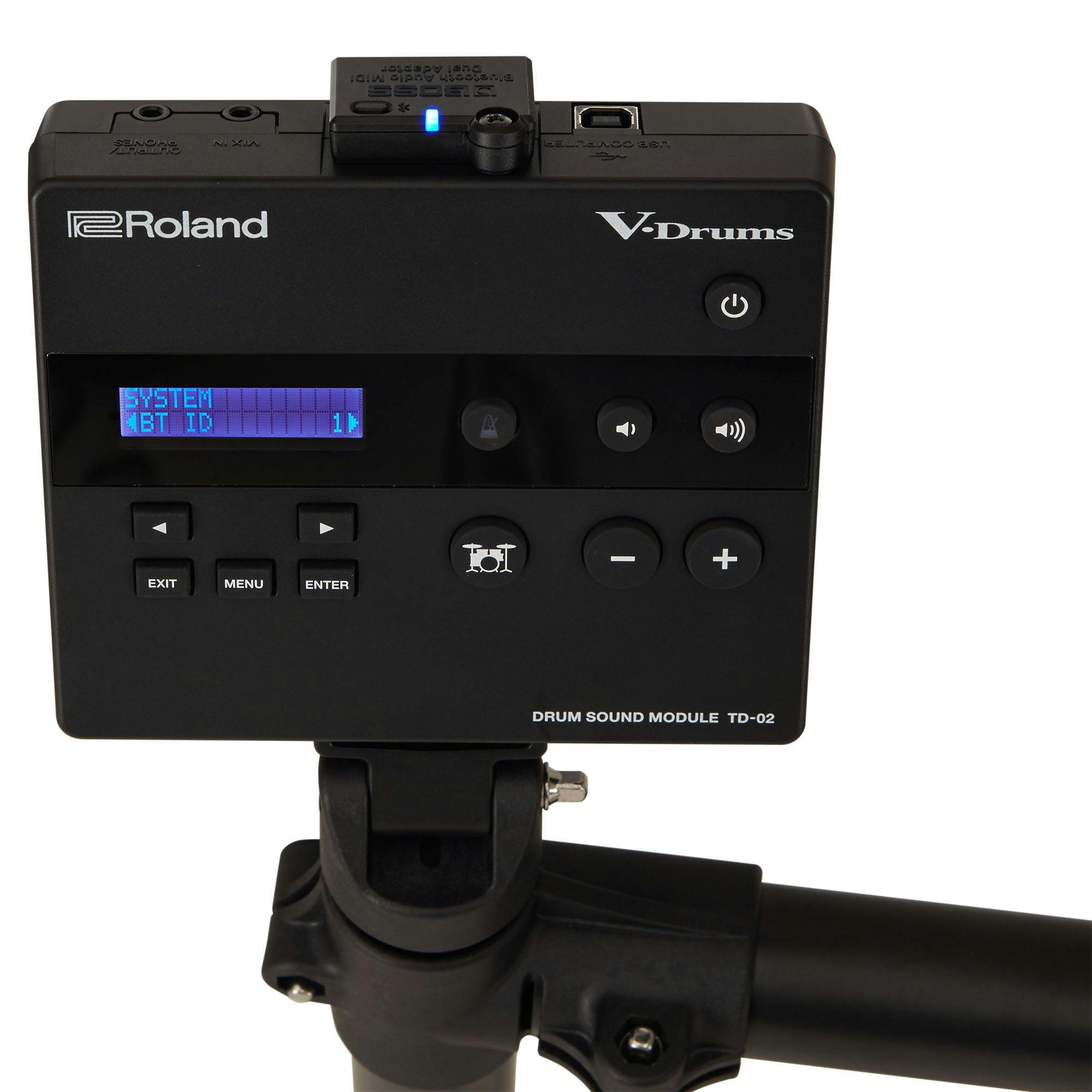 Roland TD02K V-Drum Electronic Drum Kit - TD-02K-TD-02KV-Module-w_BT-DUAL.jpg
