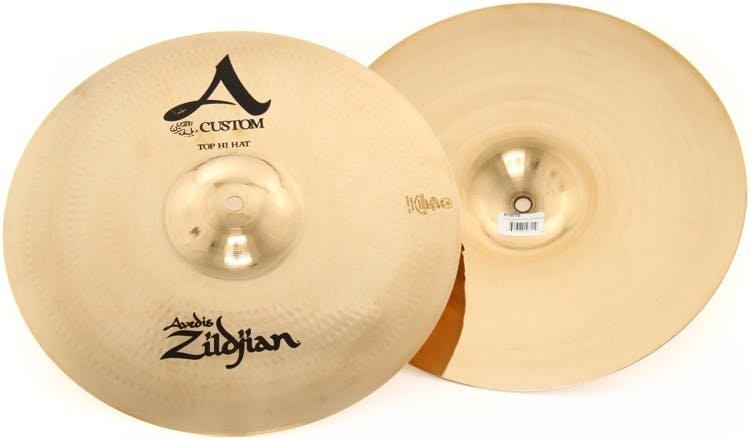 Zildjian A Custom 14" Hi-Hat Cymbals - 99010-hihat.jpg