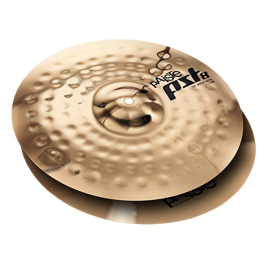 Paiste 14" PST8 Reflector Rock Hi-Hat Cymbals - 27223-PST8RHH14.jpg