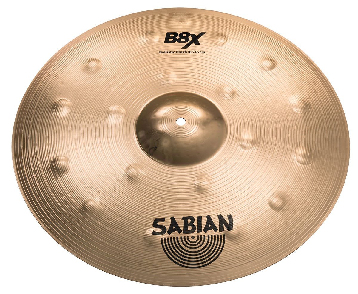 Sabian B8X 18" Ballistic Crash Cymbal - 129641-18_B8X_Ballistic_Crash_N_2.jpg