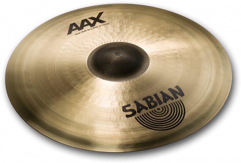 Sabian 21" AAX Raw Bell Dry Ride Cymbal - 27601-S22172XB.jpg