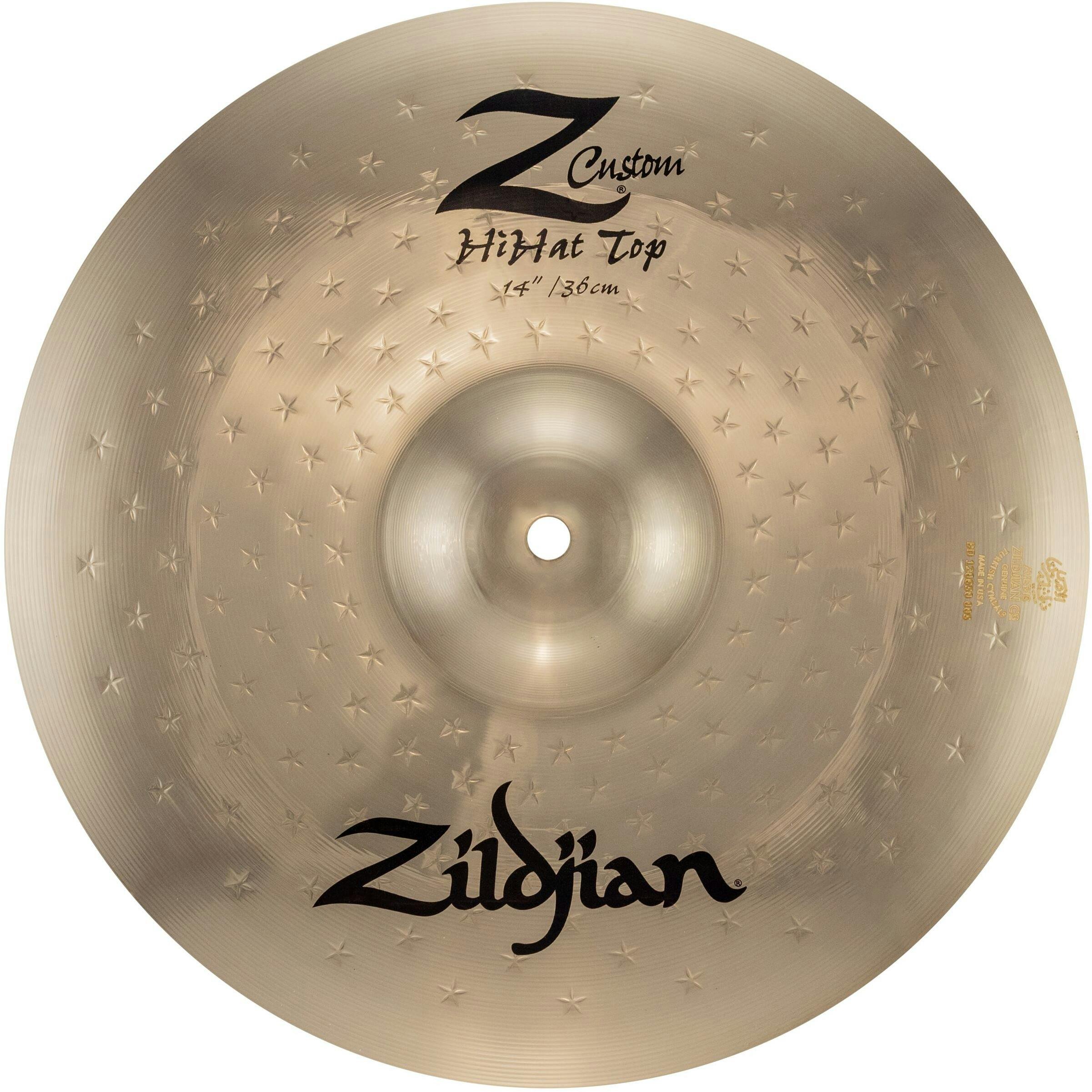Zildjian 14" Z Custom HiHats Pair - Z40101-JPG-Z-Custom_14-HH-Top_Top.jpg