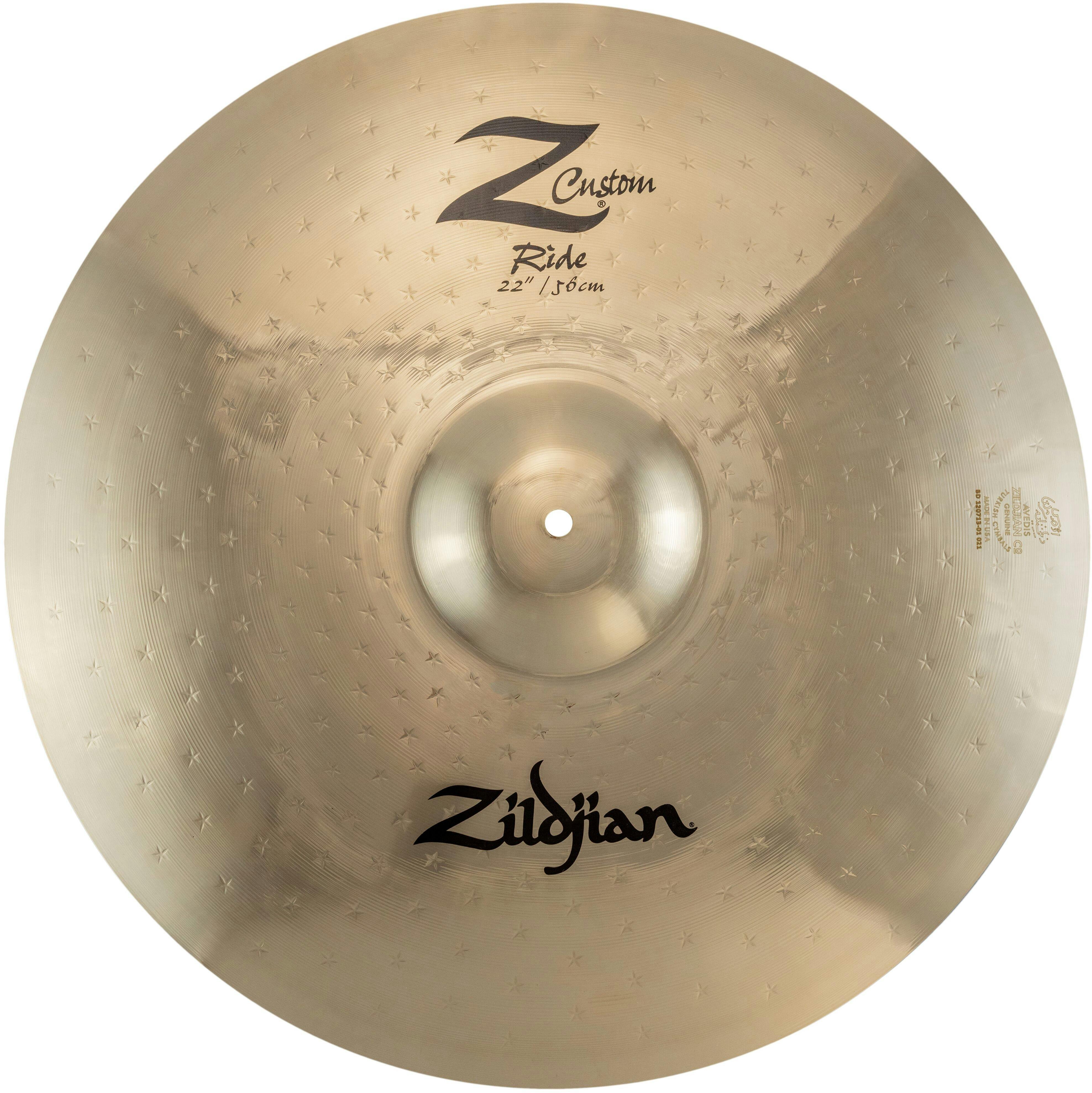 Zildjian 22" Z Custom Ride Cymbal - Z40122-JPG-Z-Custom_22-Ride_Top.jpg