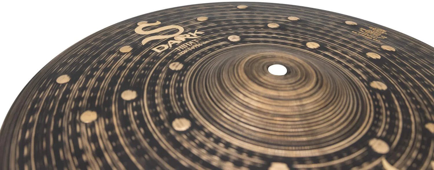 Zildjian 14 S Dark Hi Hat Pair - SD14HP-S-Dark-Hi-Hat-Top_Detail.jpg