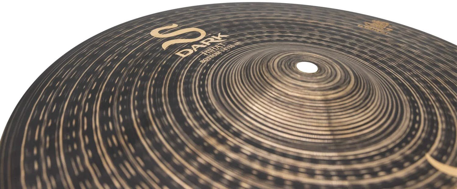 Zildjian 14 S Dark Hi Hat Pair - SD14HP-S-Dark-Hi-Hat-Top_Detail_Detail_2.jpg