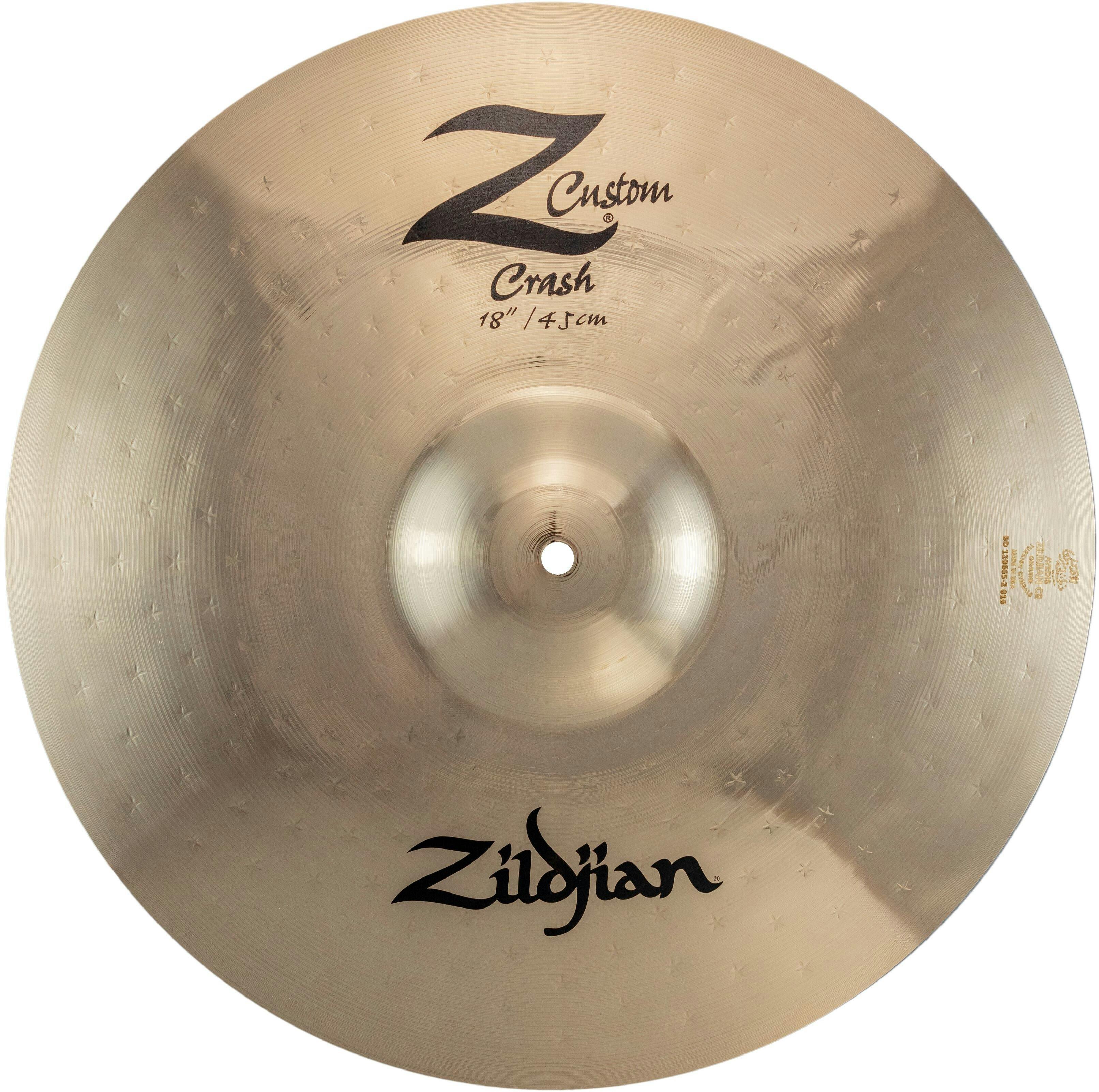 Zildjian 18" Z Custom Crash Cymbal - Z40115-JPG-Z-Custom_18-Crash_Top.jpg