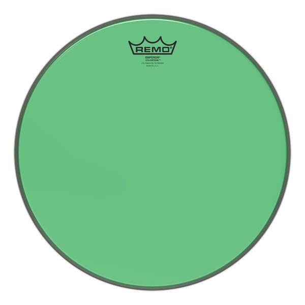 Remo Emperor Colortone 13" Drum Head In Green - 455104-BE-0314-CT-GN.png.600x600_q90_crop-scale.jpg