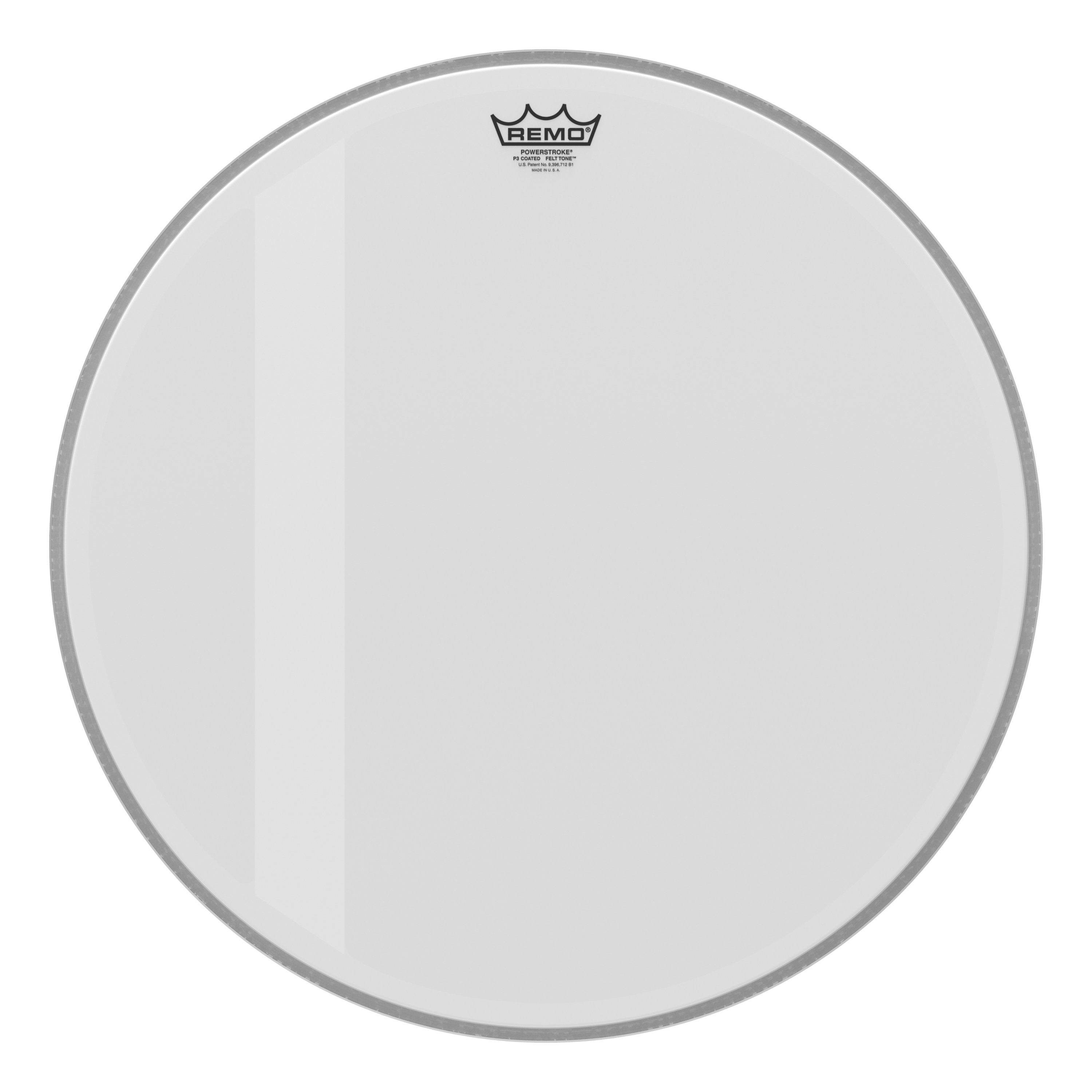 Remo 22" Powerstroke 3 Coated Felt Tone Bass Drum Head - 449119-P3-1122-00-FLT.jpg