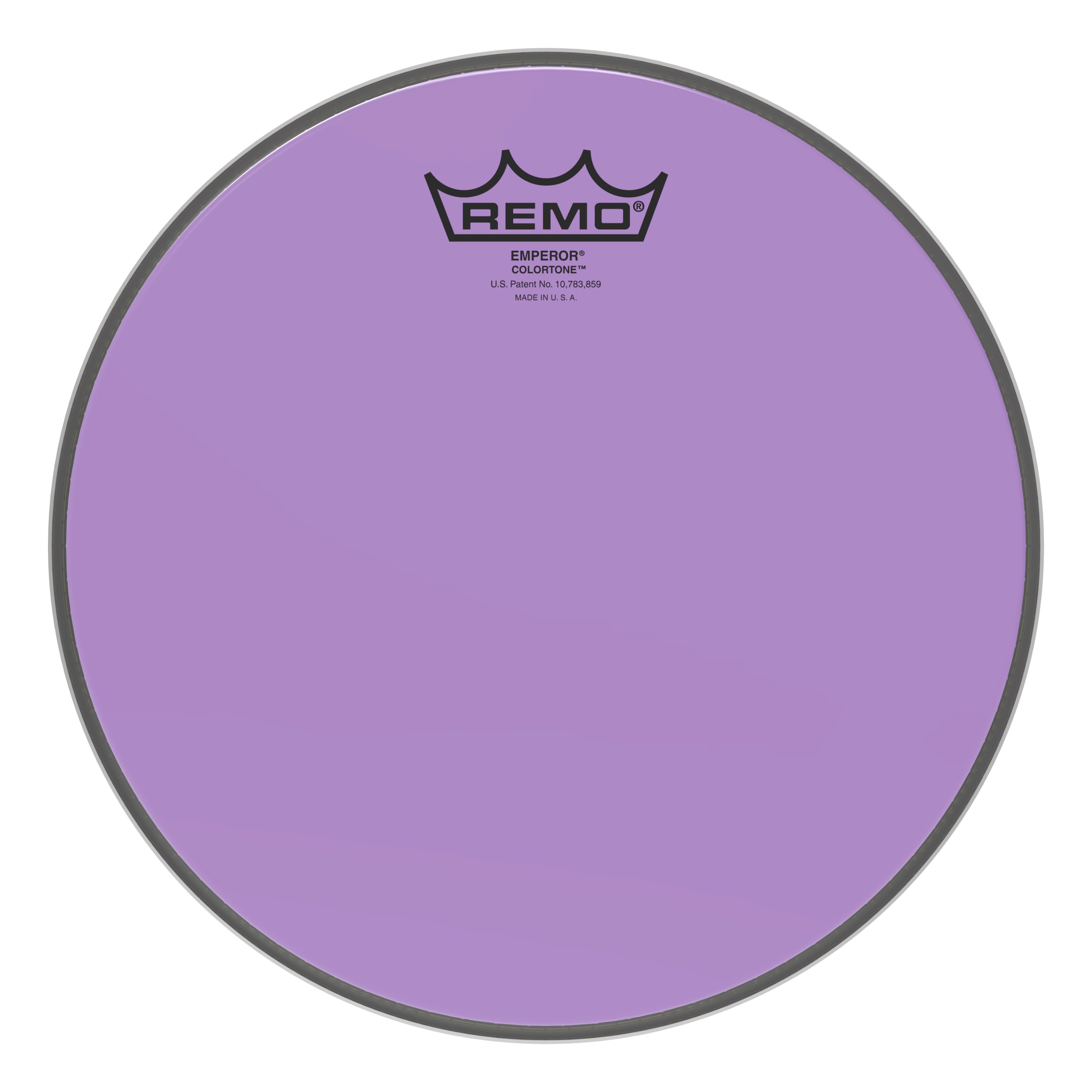 Remo Emperor Colortone Batter Drum Head - Purple - 10" - 449830-BE-0310-CT-PU.jpg