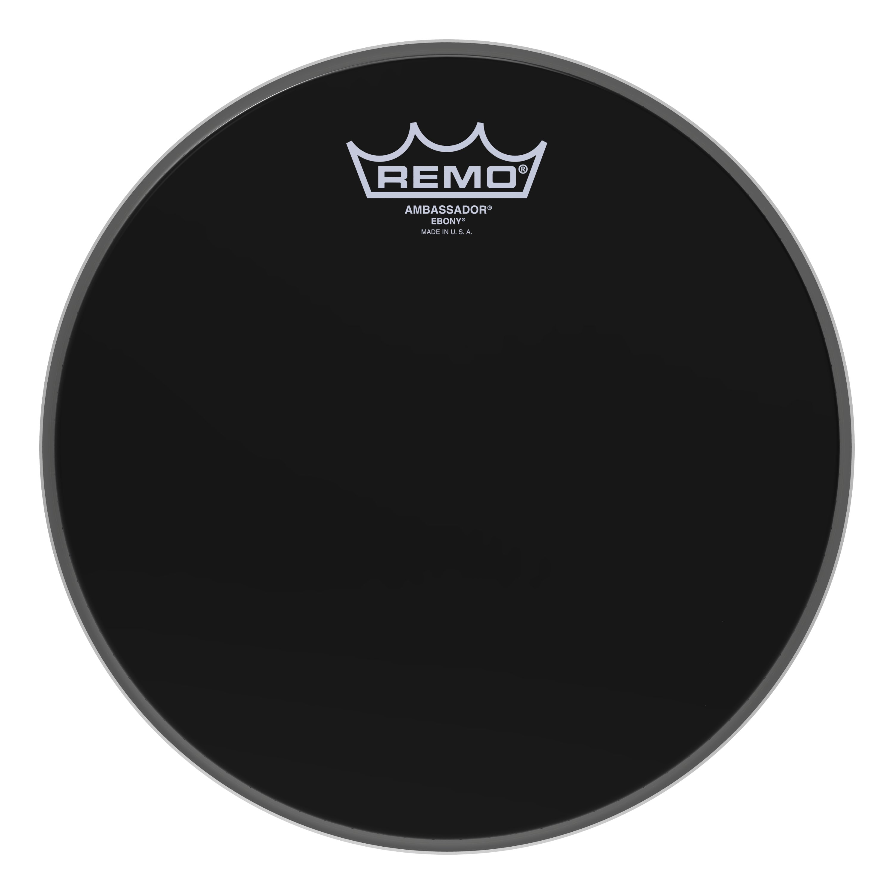 Remo 10" Ebony Ambassador Tom / Snare Head - 449786-ES-0010-00.jpg