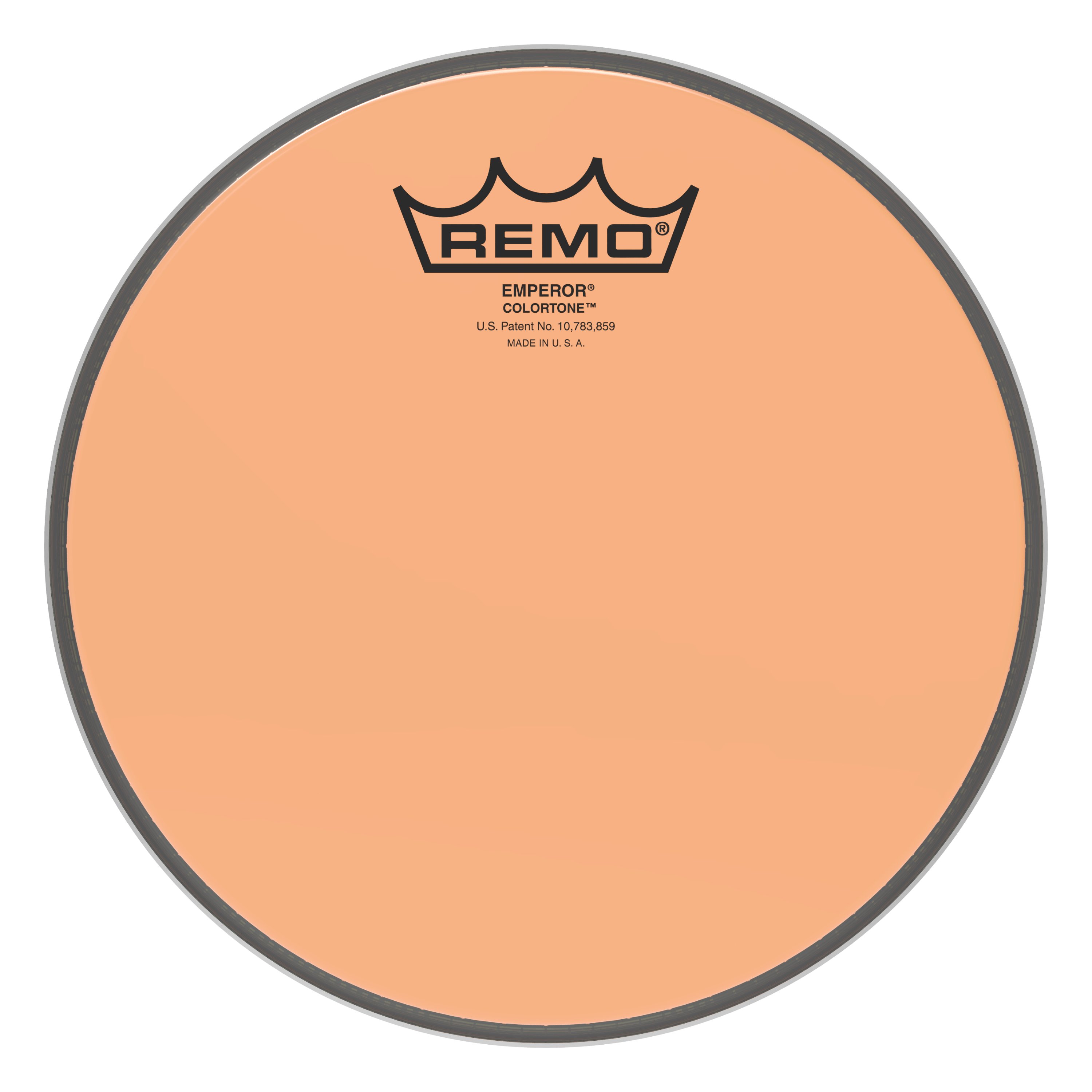 Remo Emperor Colortone Batter Drum Head - Orange - 8" - 449815-BE-0308-CT-OG.jpg