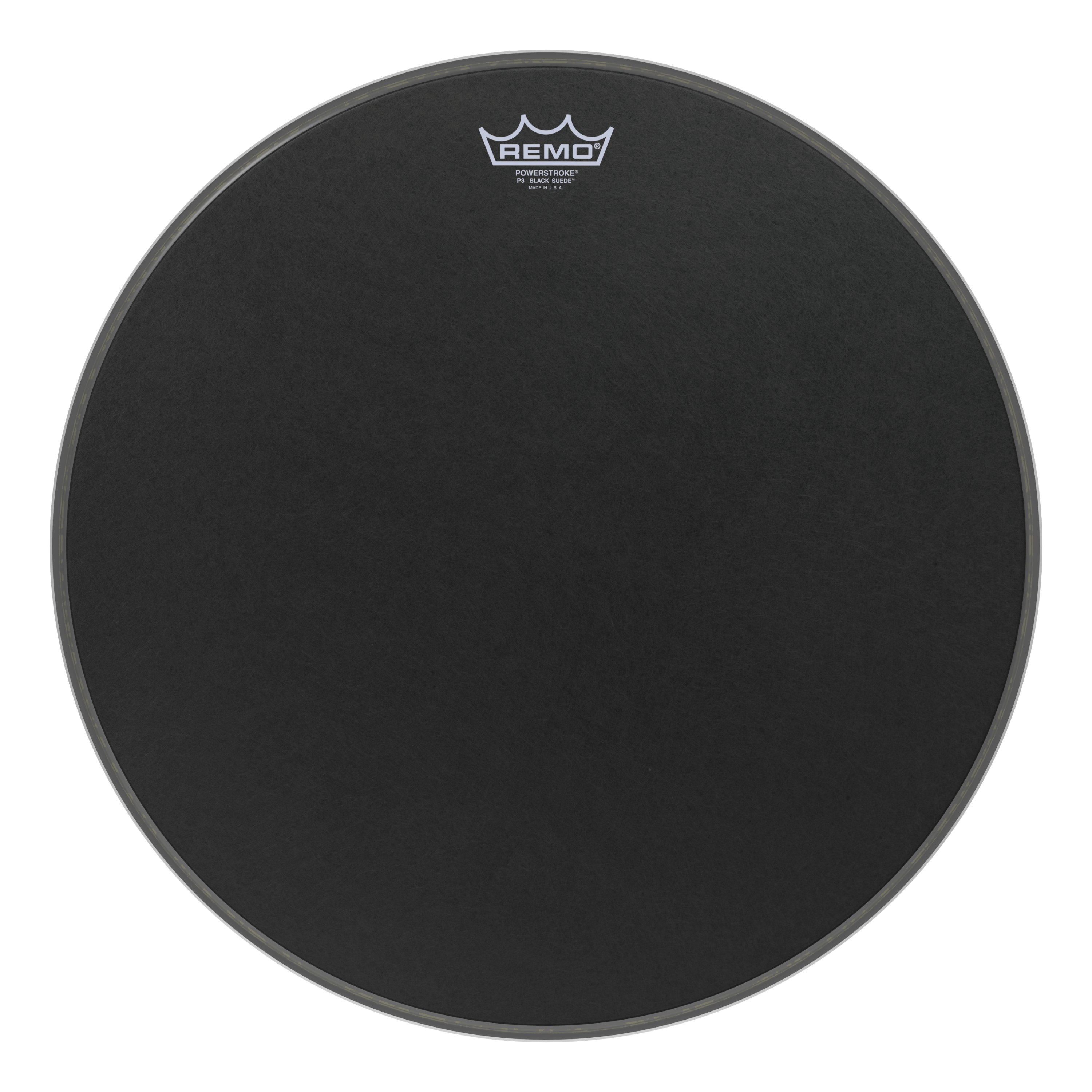 Remo Powerstroke 3 Black Suede Bass Drum Head - 18" - 448894-P3-1818-ES.jpg