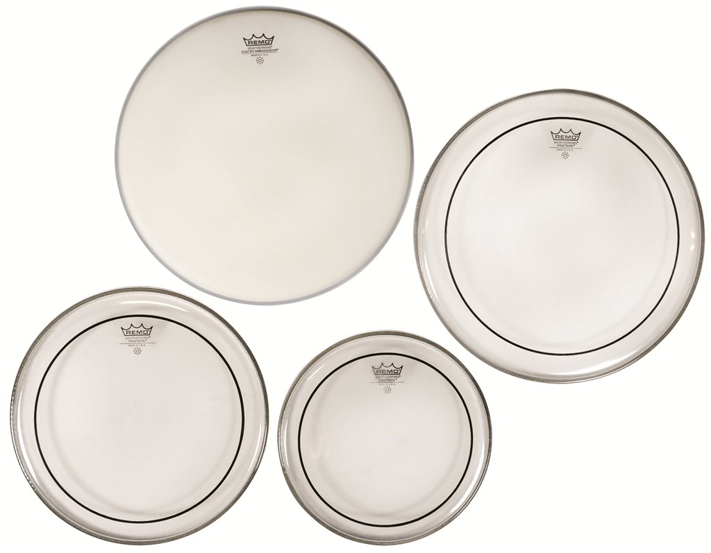 Remo ProPack Emperor Clear Heads - 12", 13", 16", and 14" Emperor Coated - 450856-1624876132327.jpg