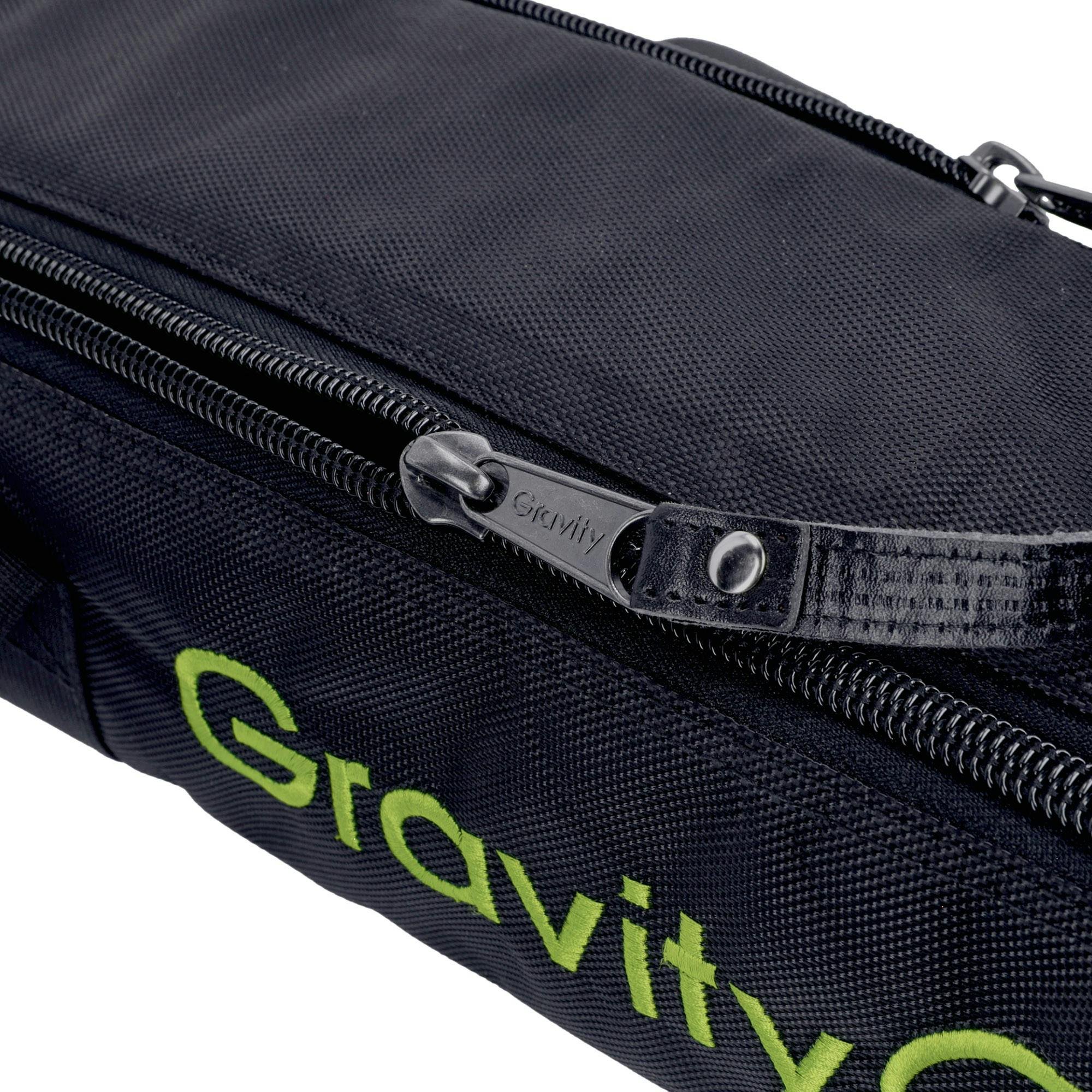 Gravity Transport bag for two traveler speaker stands - GBGSS2TB-Gravity_Transport_Bag_For_Two_Traveller_Speaker_Stands_Zip_Close_Up.jpg