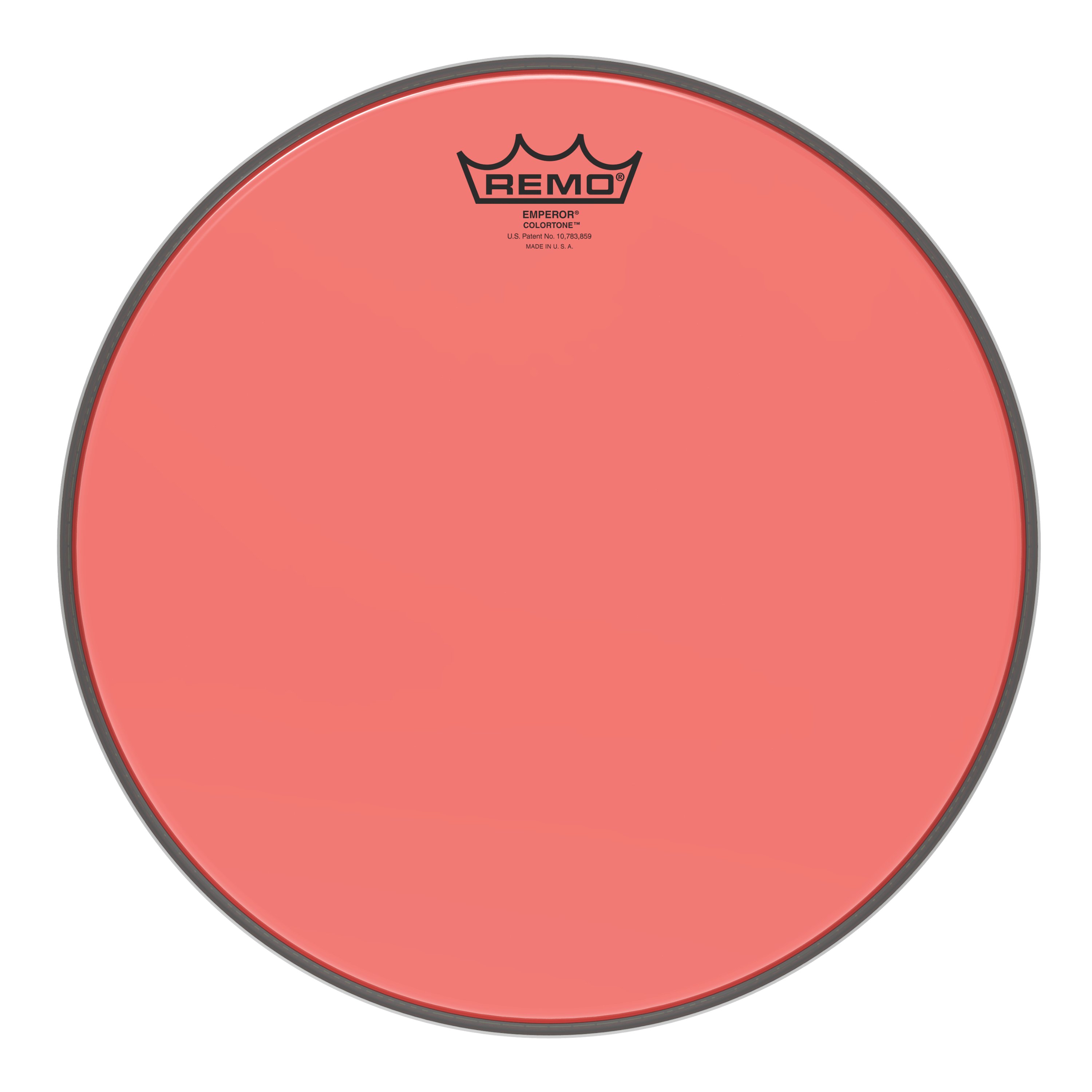 Remo Emperor Colortone Batter Drum Head - Red - 13" - 449852-BE-0313-CT-RD.jpg