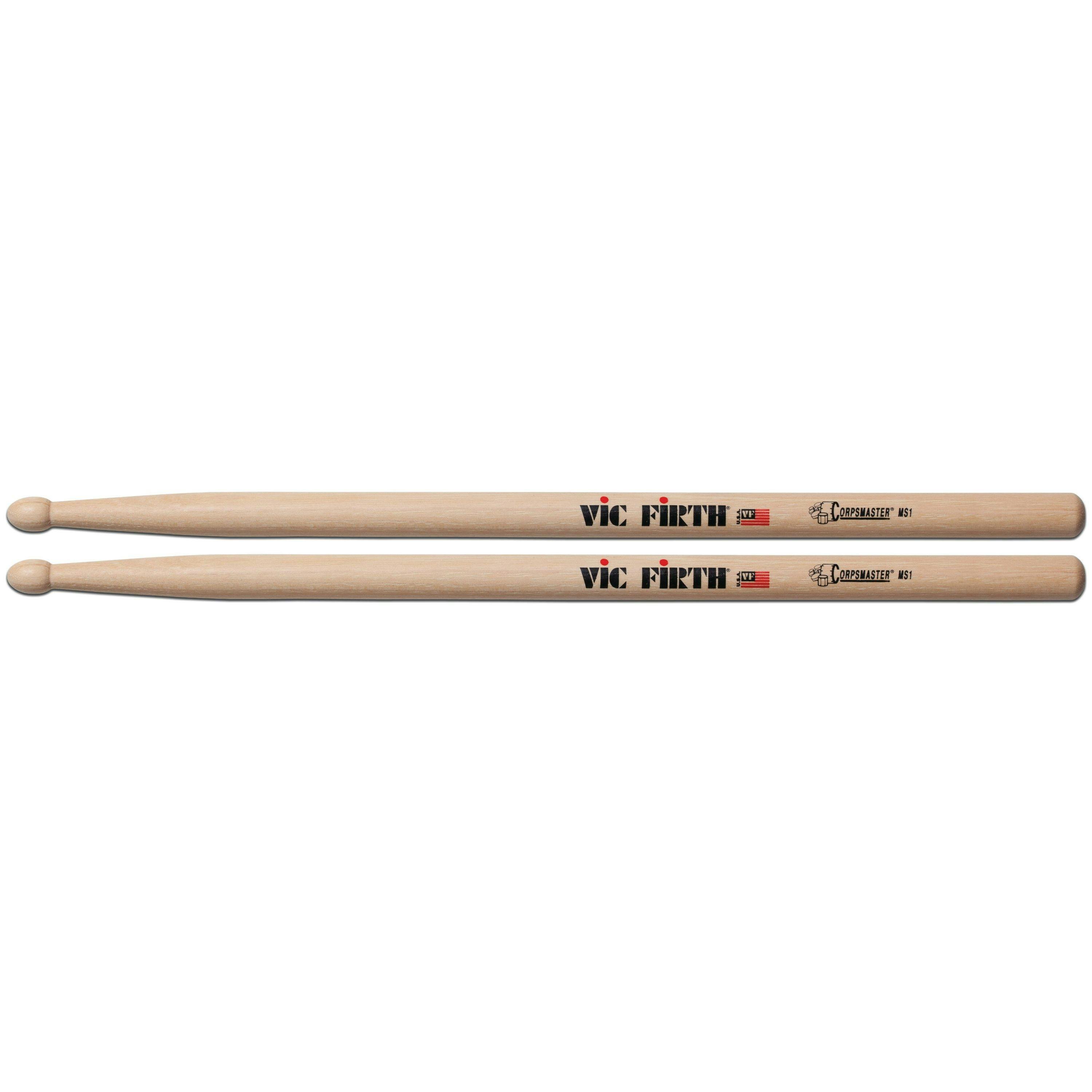Vic Firth Corpsmaster Snare Drumsticks 16 1/2" x .695" - 457477-VF-MS1.jpg