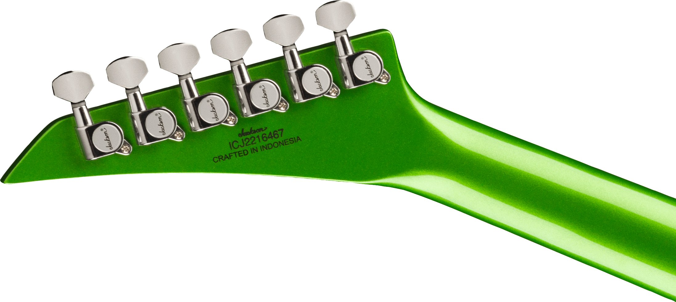 Jackson X Series Scott Ian Signature King V Electric Guitar in Baldini Green - 2916403587-Jackson-X-Series-Signature-Scott-Ian-King-V-Baldini-Headstock-Back.jpg