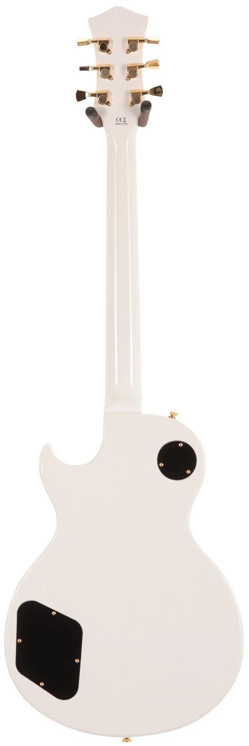 EastCoast L1 Electric Guitar in White Rosewood Fretboard and Gold Hardware - EC-L1-WH-GH-EastCoast-L1-Electric-Guitar-in-White-Back.jpg