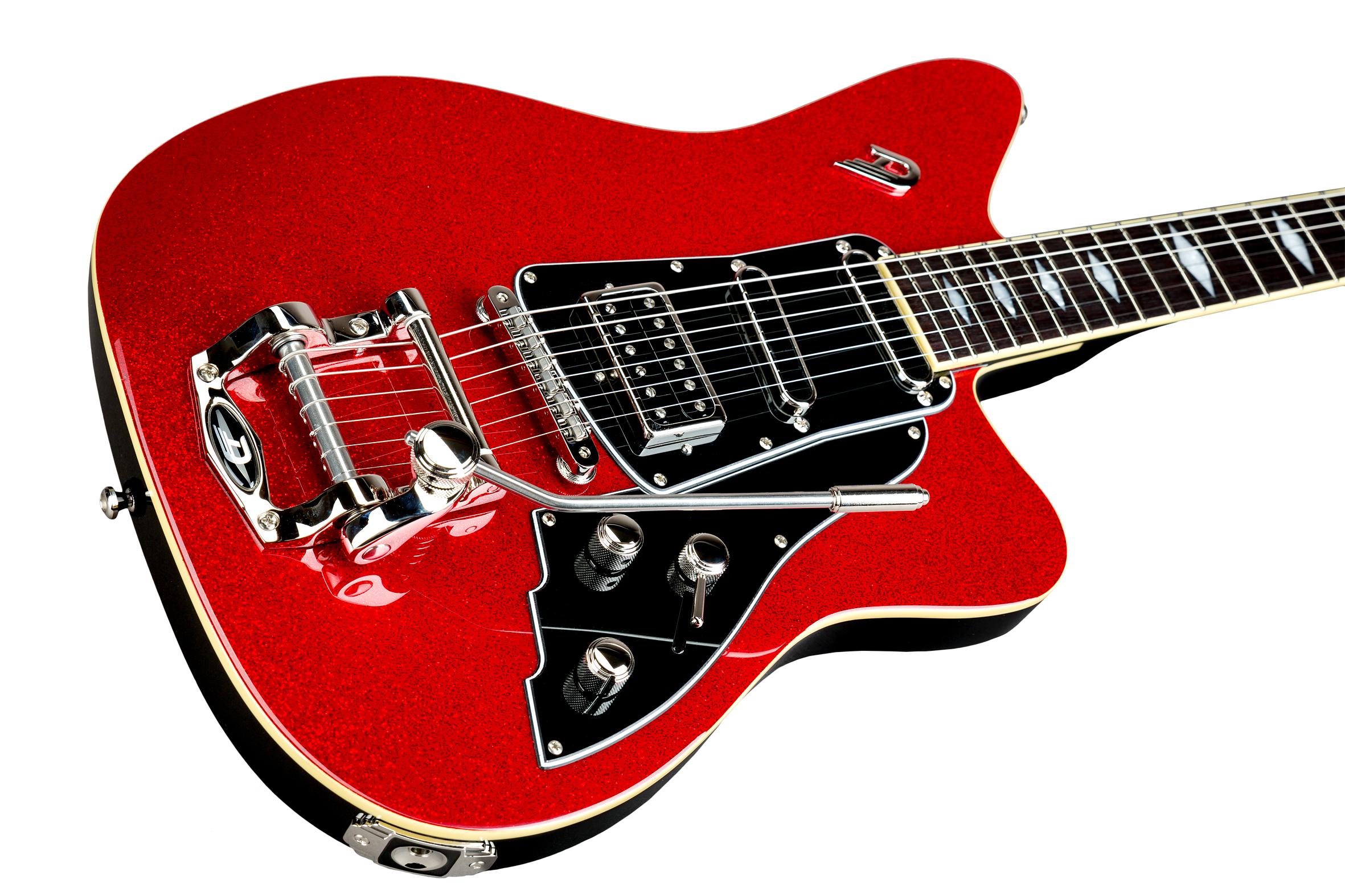 Duesenberg Paloma Electric Guitar in Red Sparkle - DPA-RDS_Body.jpg
