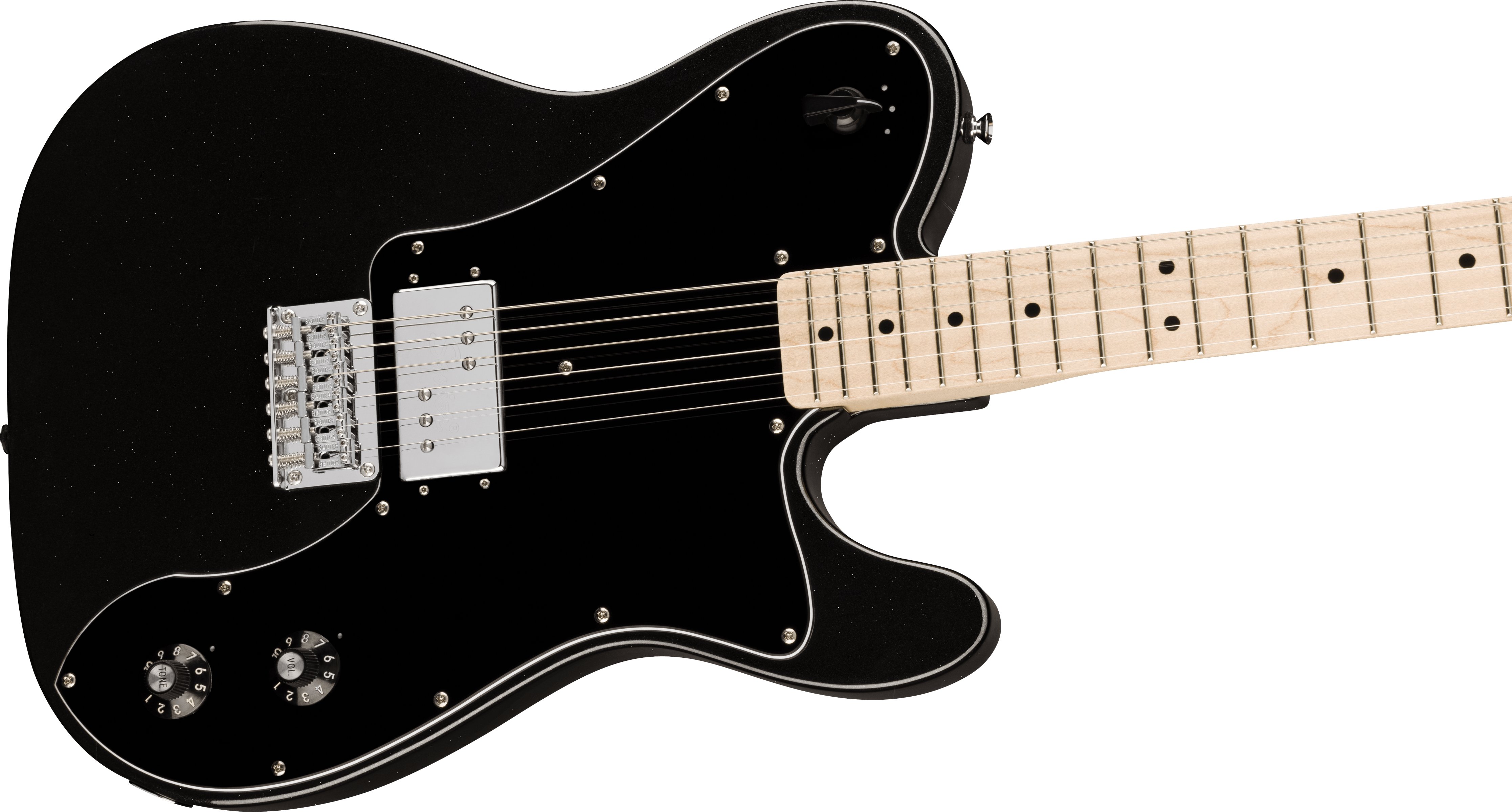 新品Squier Paranormal Esquire Deluxe Squier Paranormal Esquire Deluxe Electric Guitar in Metallic Black