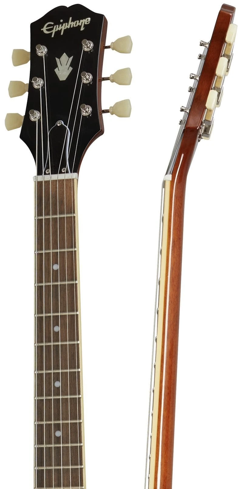 Epiphone Inspired by Gibson ES-335 Semi-Hollow Electric Guitar in Vintage Sunburst - 413709-Epiphone-ES-335-Vintage-Sunburst-Neck.jpg