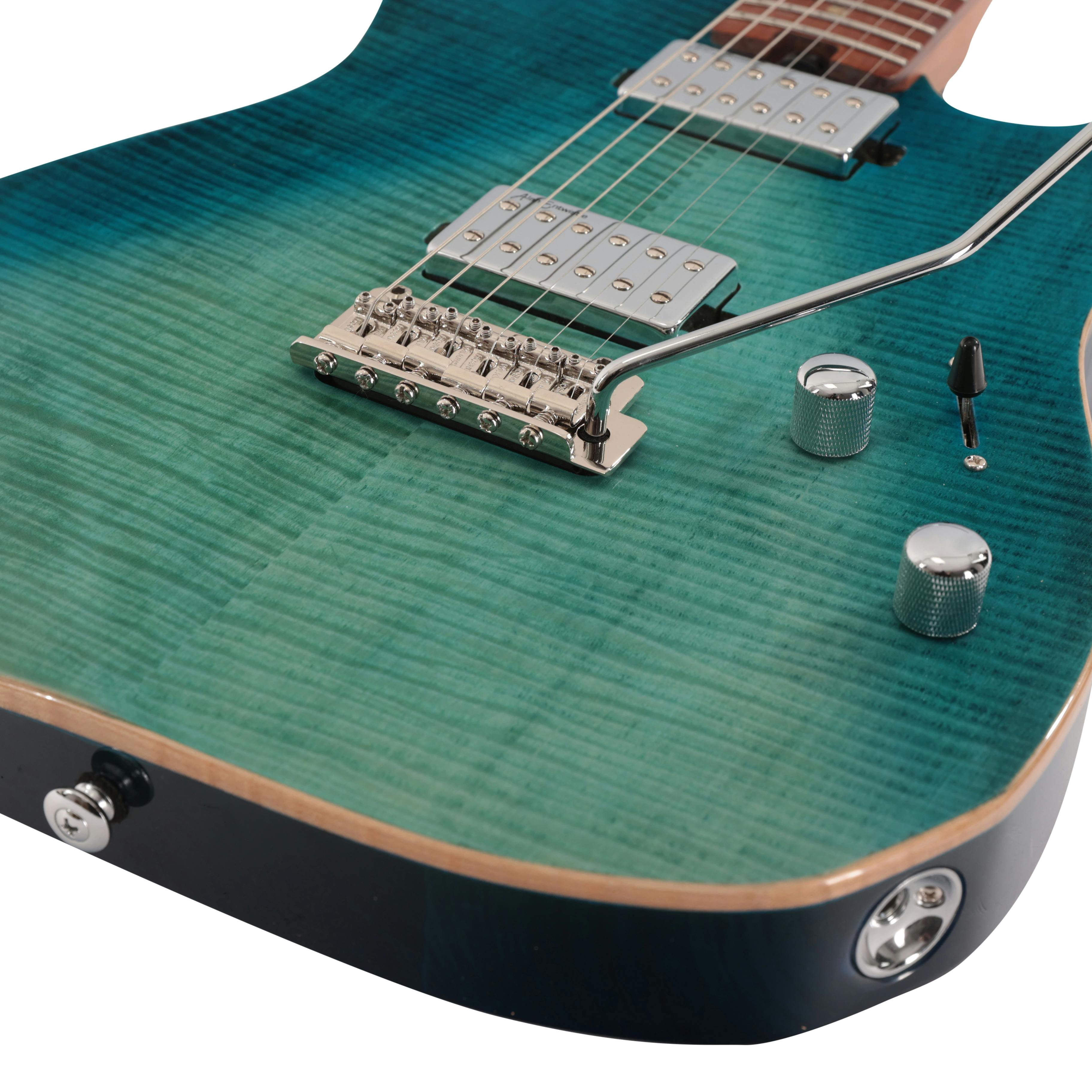 Soloking MT-1 Custom Flame Maple Top Electric Guitar in Blue Wakesurf - MT-1MODERN-BW-MT-1MODERN-BW--7.jpg