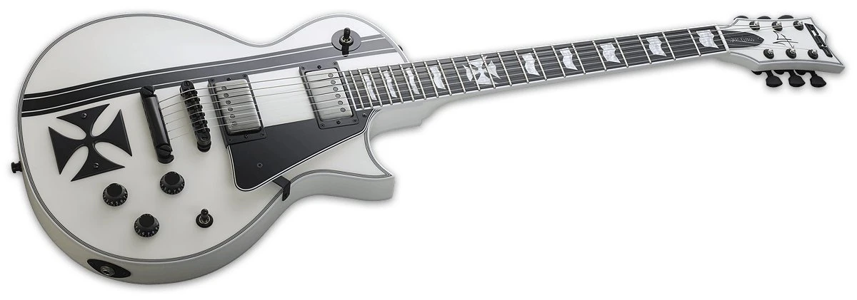 ESP LTD Iron Cross SW in Snow White - 451709-original (16).jpg