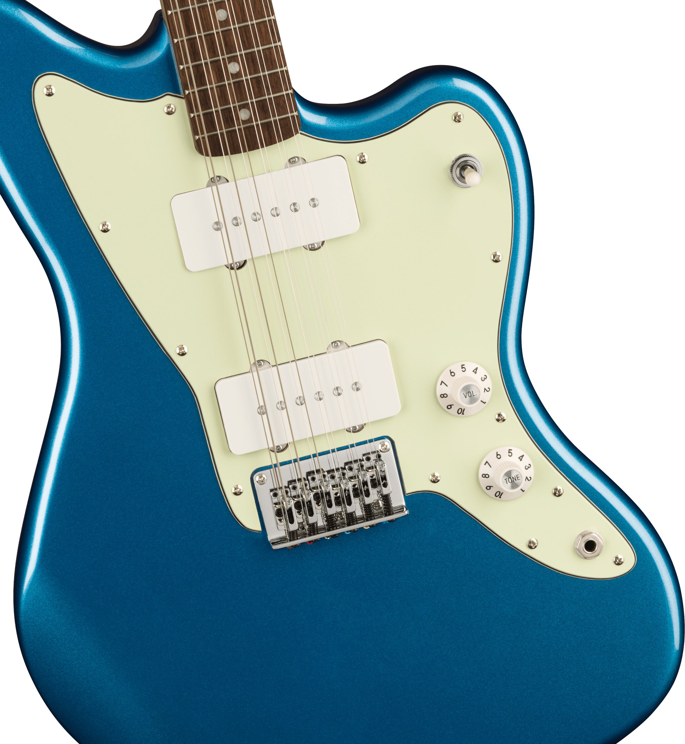 Squier Paranormal Jazzmaster XII 12-String Electric Guitar in Lake Placid Blue - 0377050502-Squier-Paranormal-Jazzmaster-XII-Lake-Placid-Blue-Pickups.jpg
